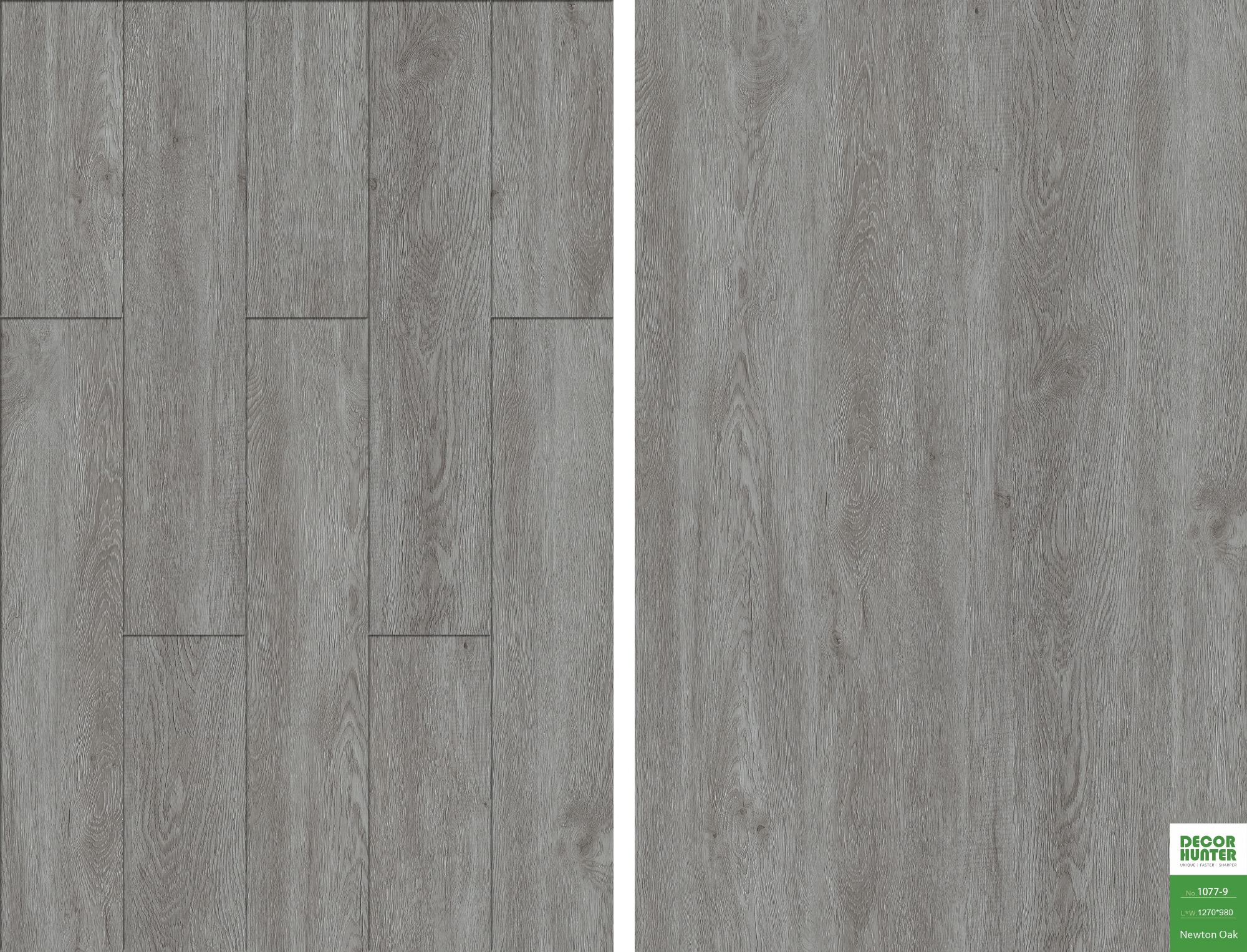 1077 Newton Oak｜Wood Grain Vinyl Flooring Film