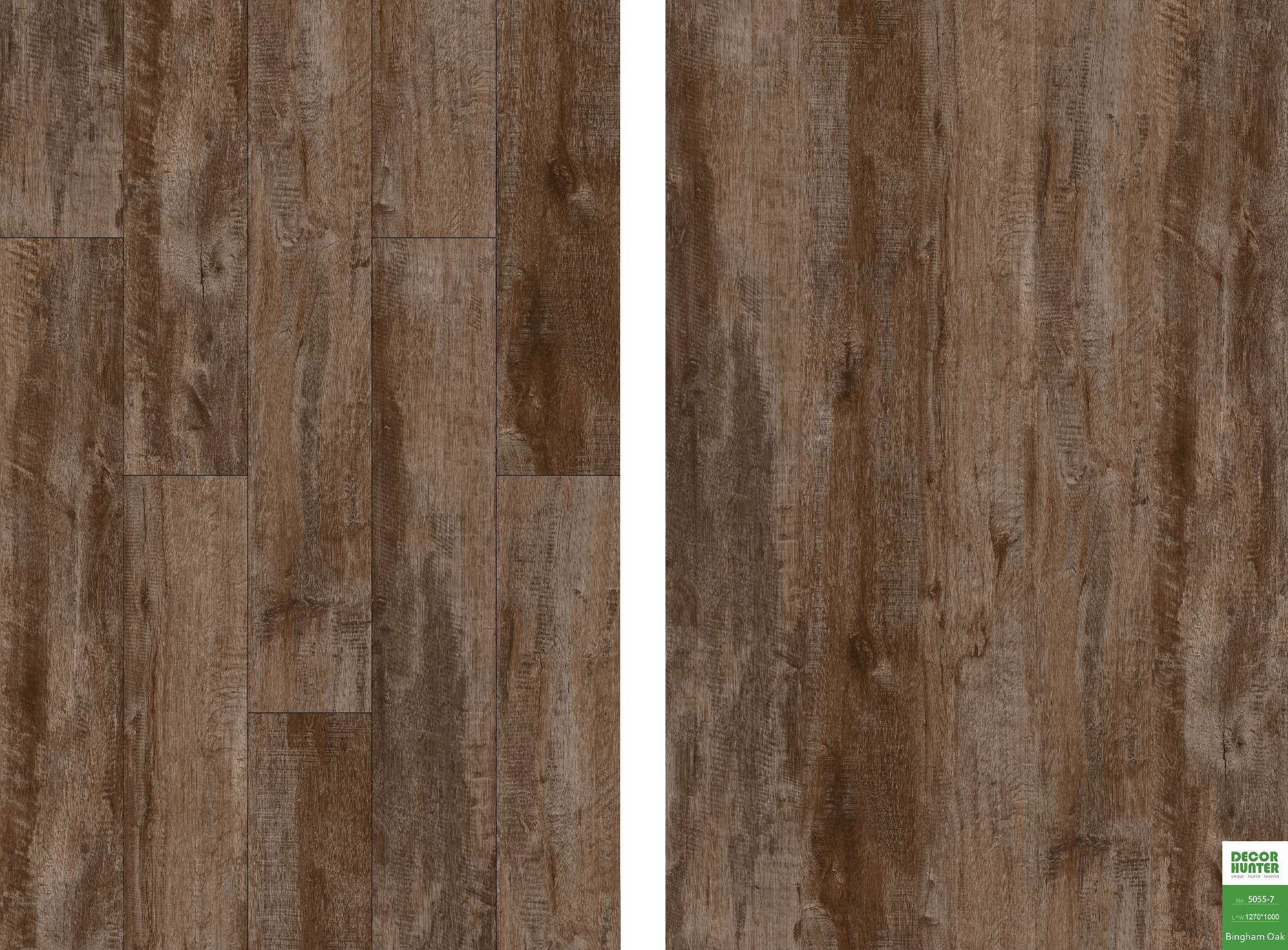 5055 Bingham Oak｜Wood Grain Vinyl Flooring Film