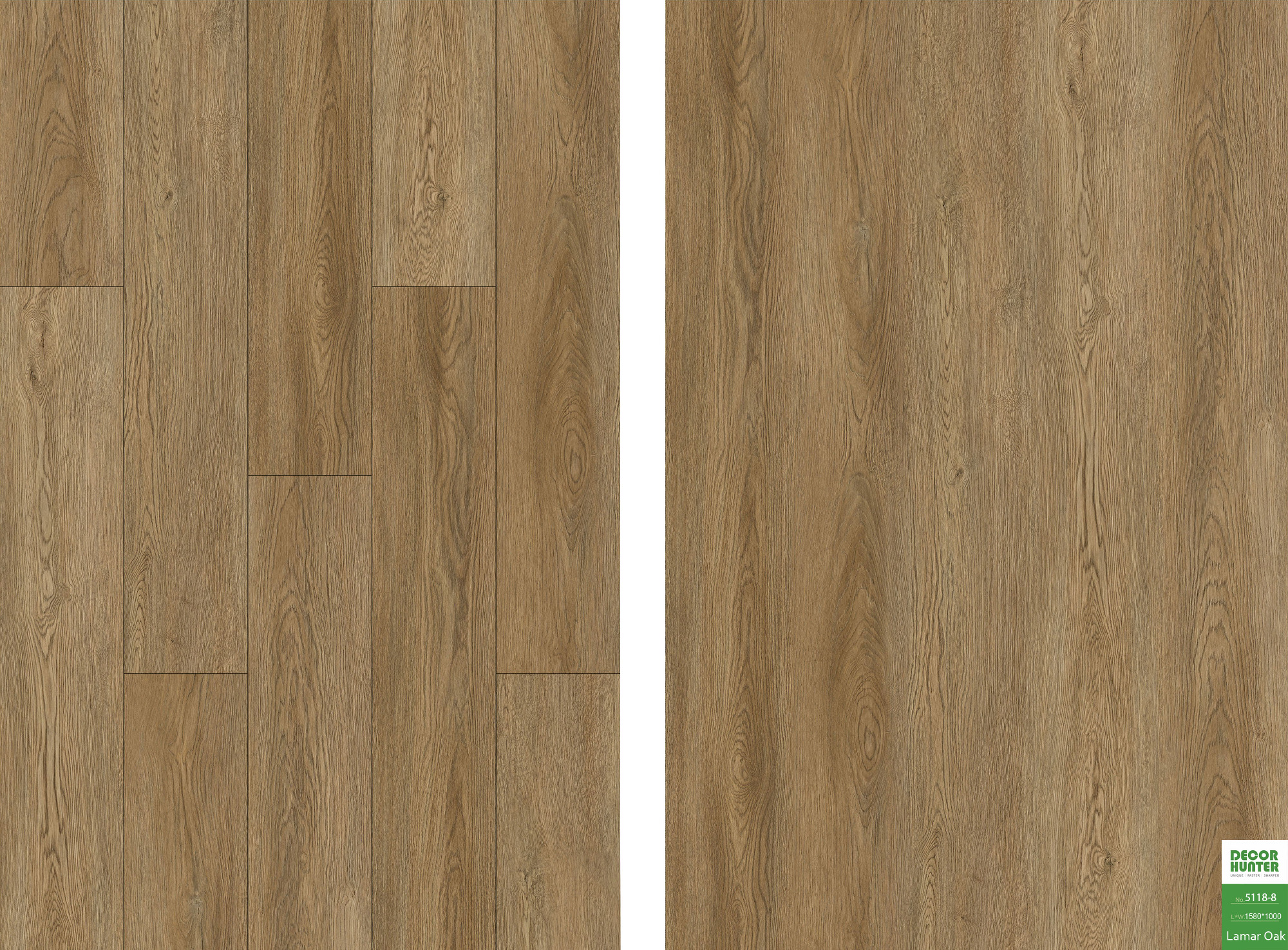 5118 Lamar Oak｜Wood Grain Vinyl Flooring Film