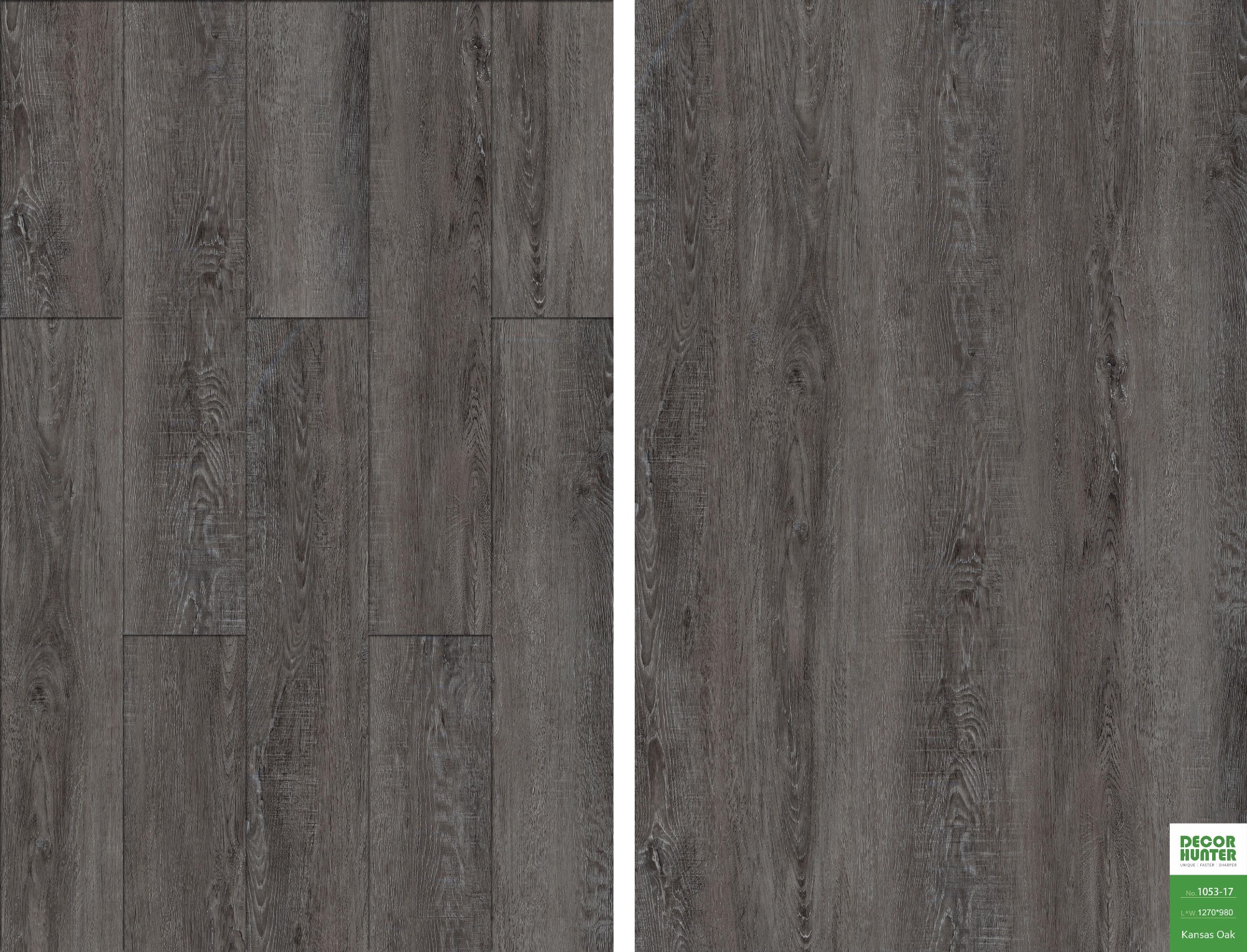 1053 Kansas Oak｜Wood Grain Vinyl Flooring Film