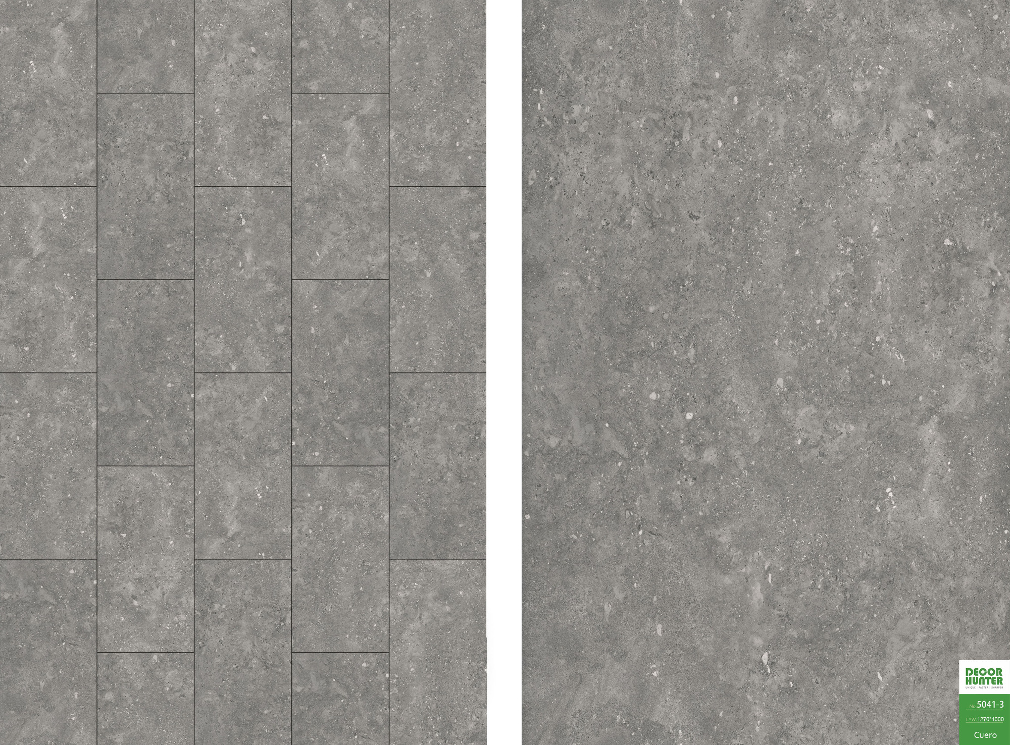 5041 Cuero｜Stone Texture Vinyl Flooring Film