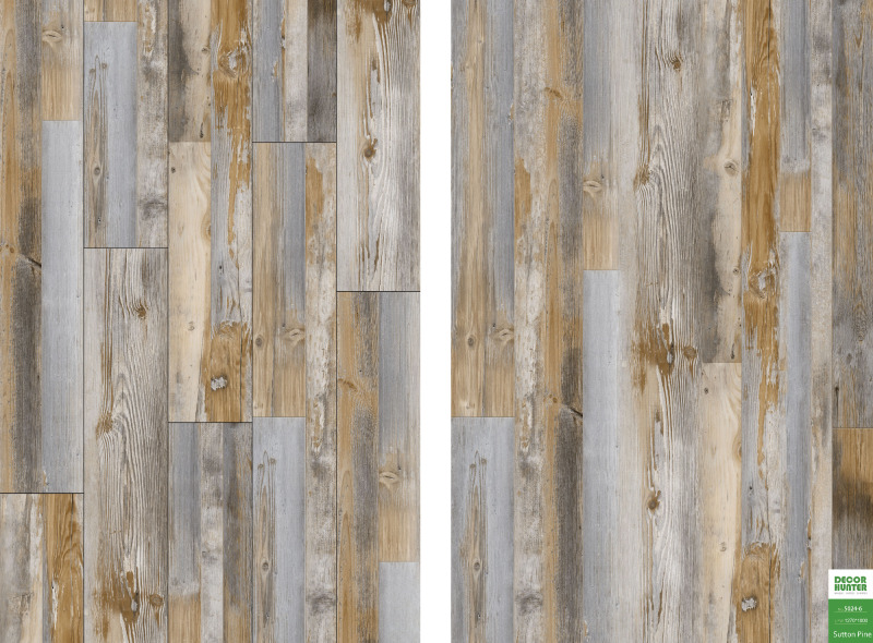 5024 Sutton Pine｜Wood Grain Vinyl Flooring Film