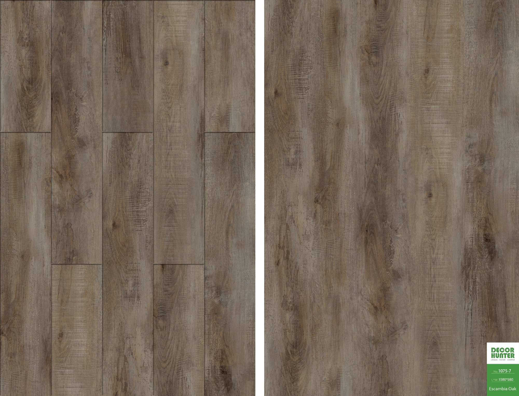 1075 Escambia Oak｜Wood Grain Vinyl Flooring Film