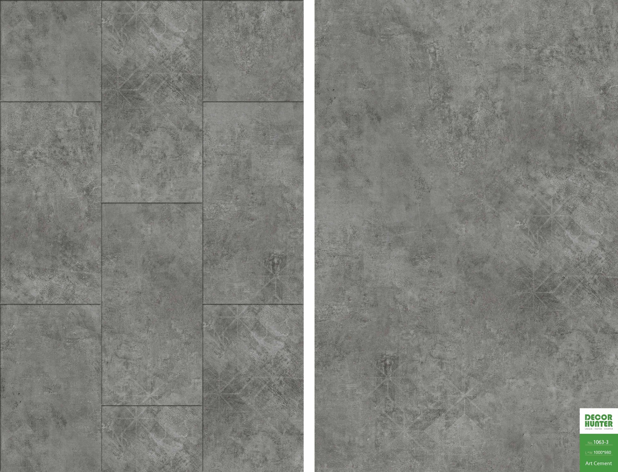 1063 Art Cement｜Cement Pattern Vinyl Flooring Film