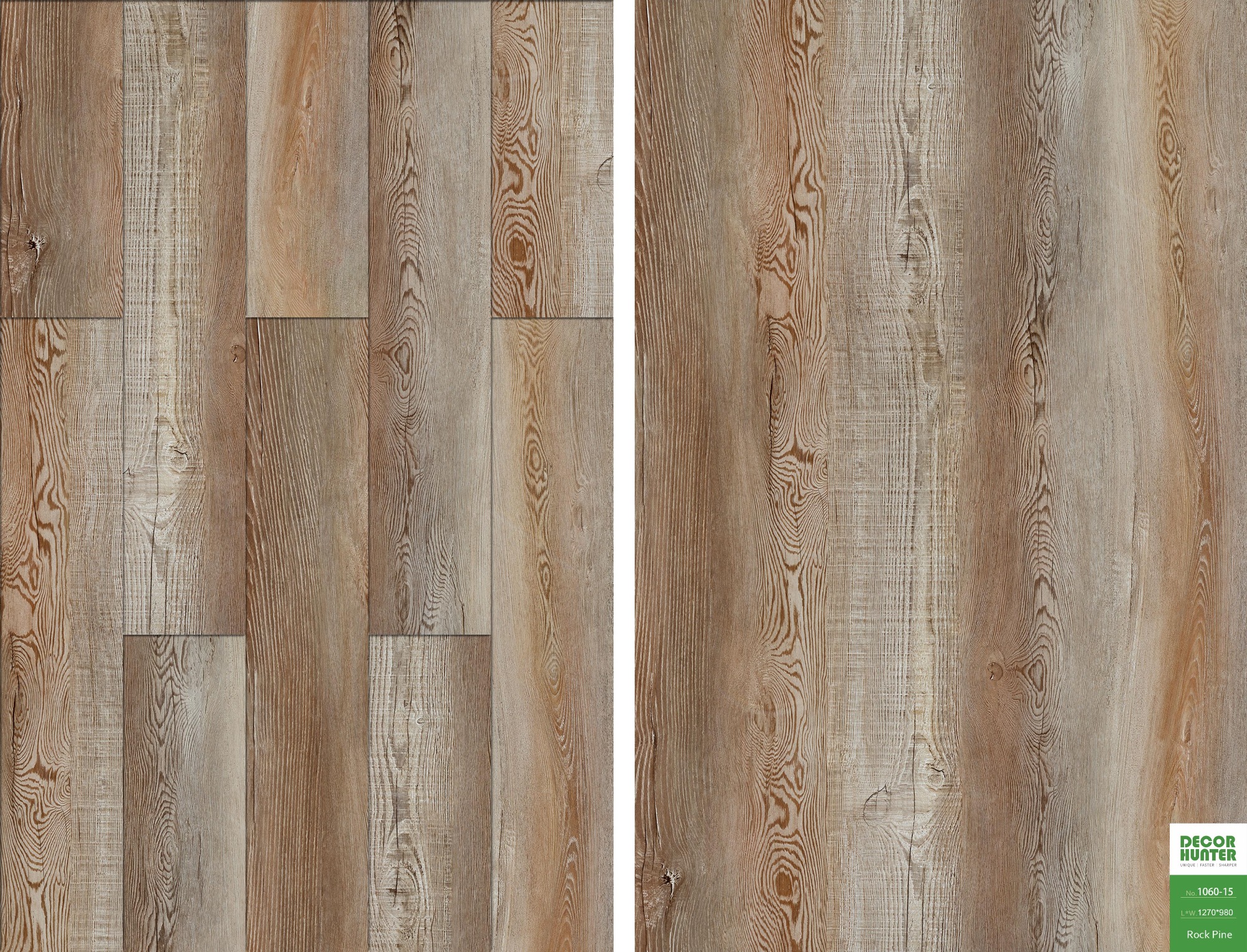 1060 Rock Pine｜Wood Grain Vinyl Flooring Film