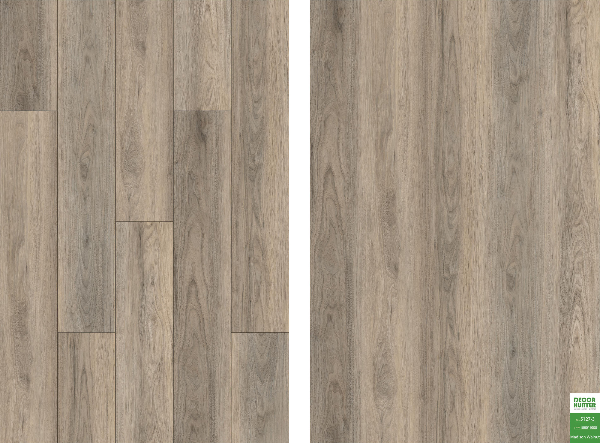 5127 Madison Walnut｜Wood Grain Vinyl Flooring Film