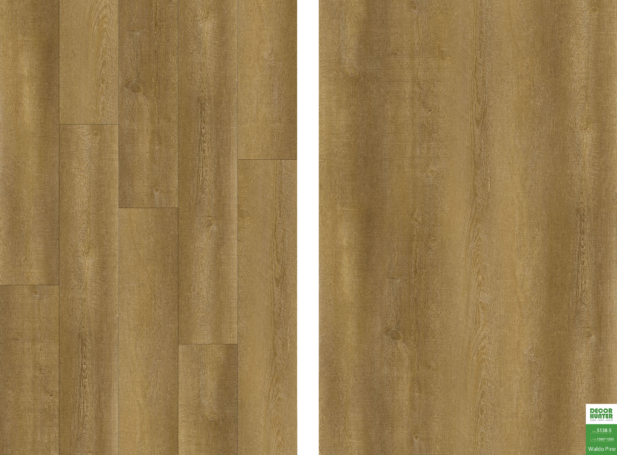 5138 Waldo Pine｜Wood Grain Vinyl Flooring Film