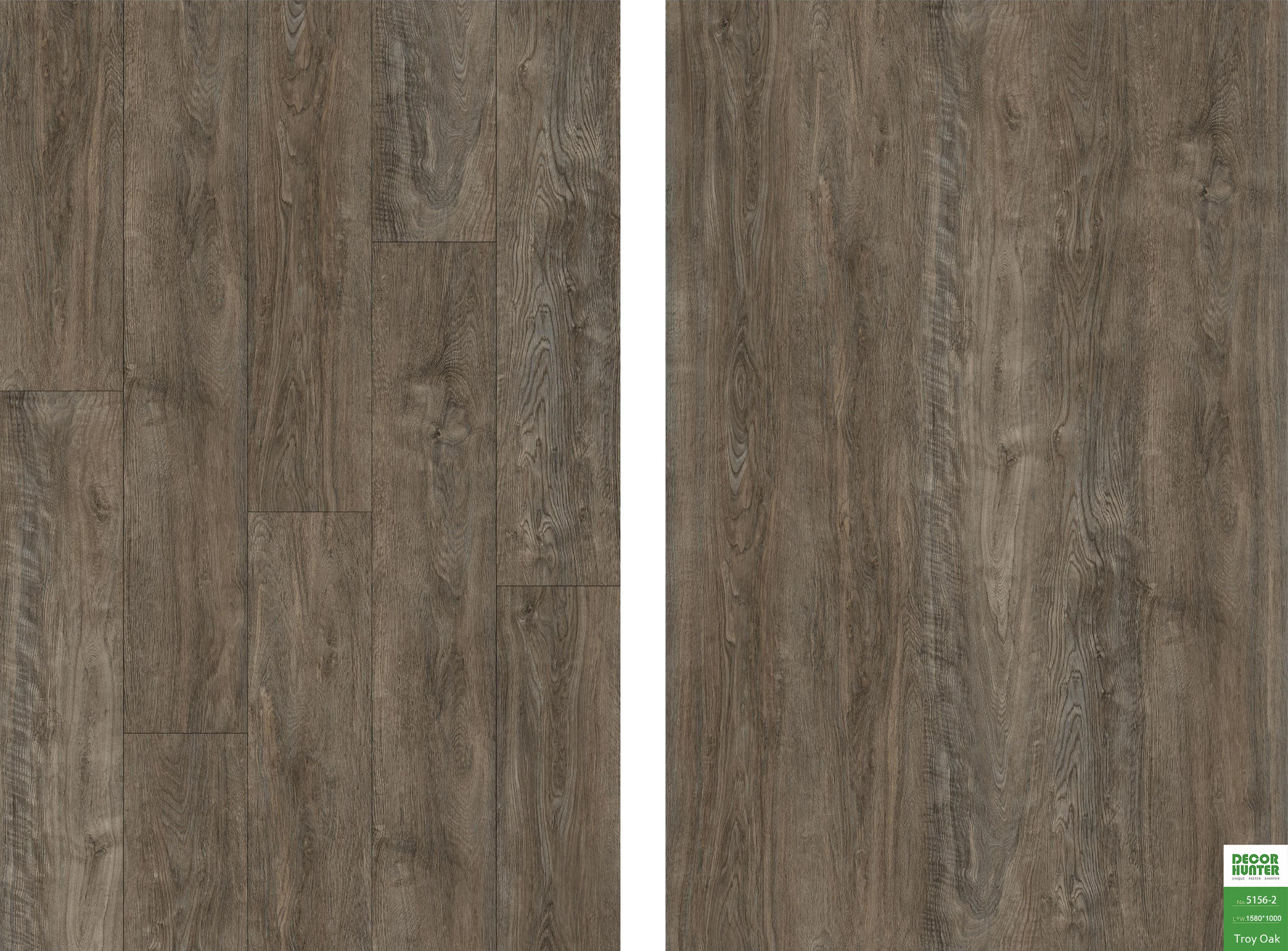 5156 Troy Oak｜Wood Grain Vinyl Flooring Film