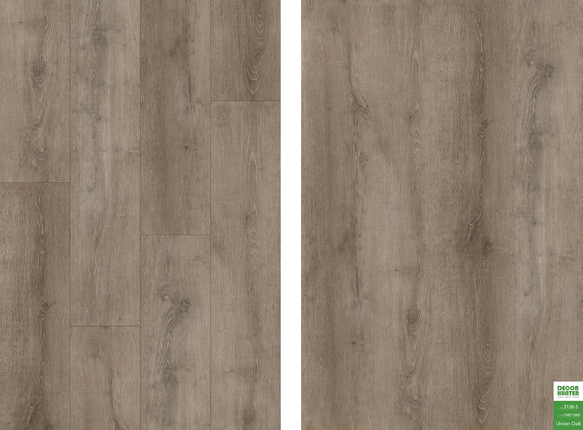 5126 Union Oak｜Wood Grain Vinyl Flooring Film