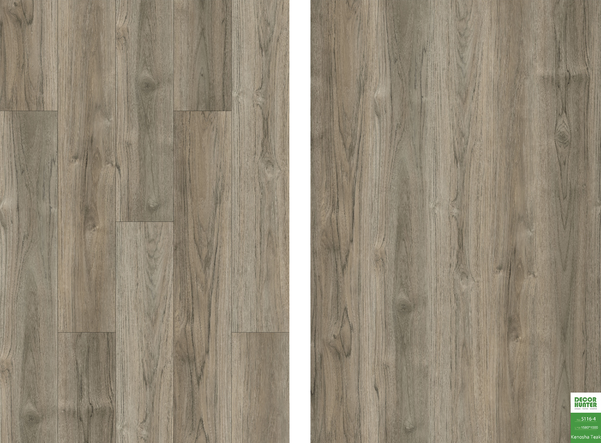 5116 Kenosha Teak｜Wood Grain Vinyl Flooring Film