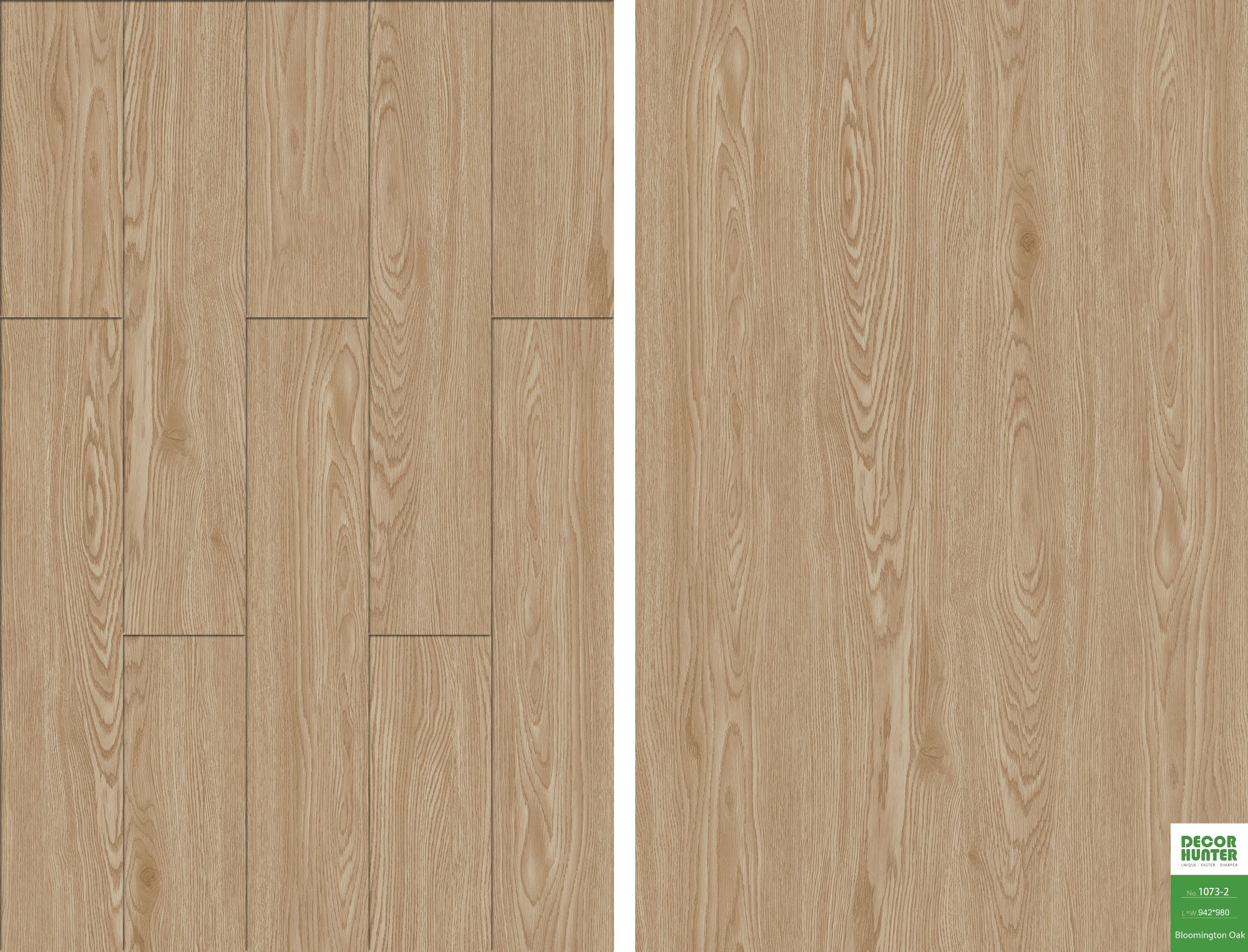 1073 Bloomington Oak｜Wood Grain Vinyl Flooring Film