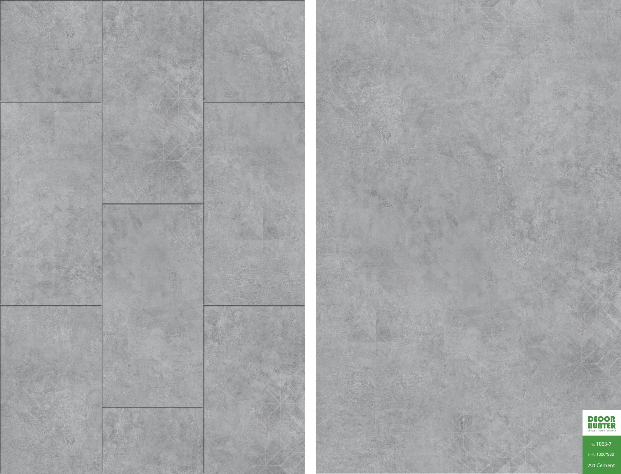 1063 Art Cement｜Cement Pattern Vinyl Flooring Film