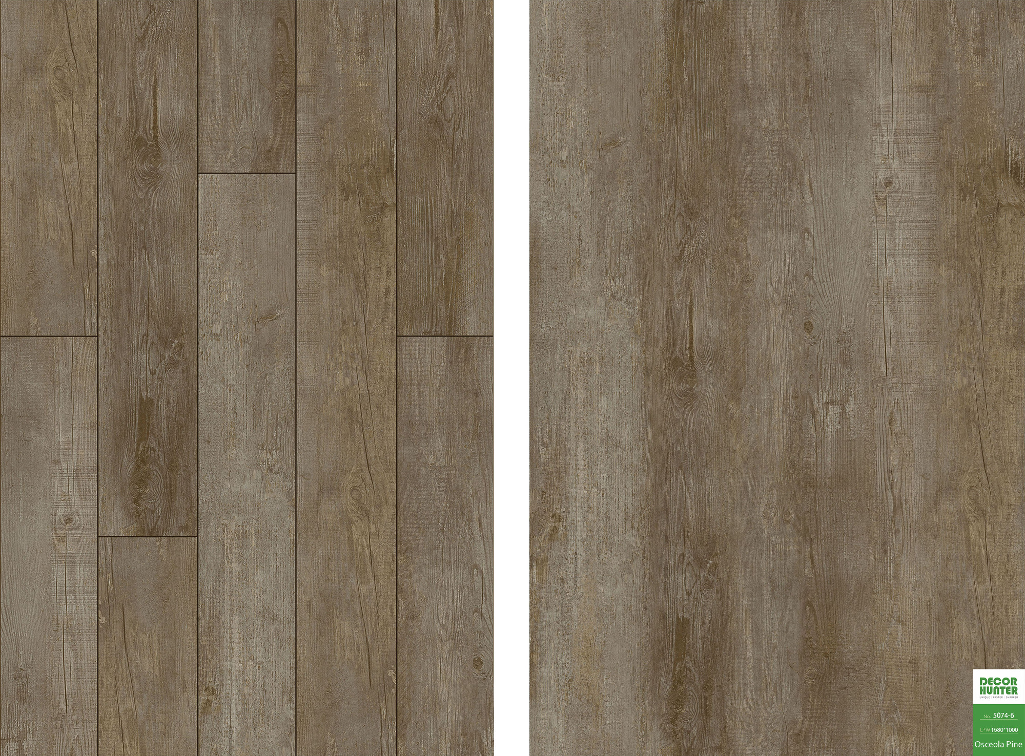 5074 Osceola Pine｜Wood Grain Vinyl Flooring Film