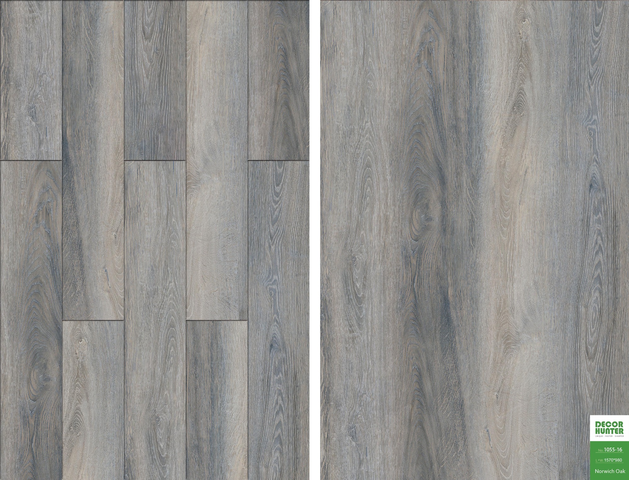 1055 Norwich Oak｜Wood Grain Vinyl Flooring Film