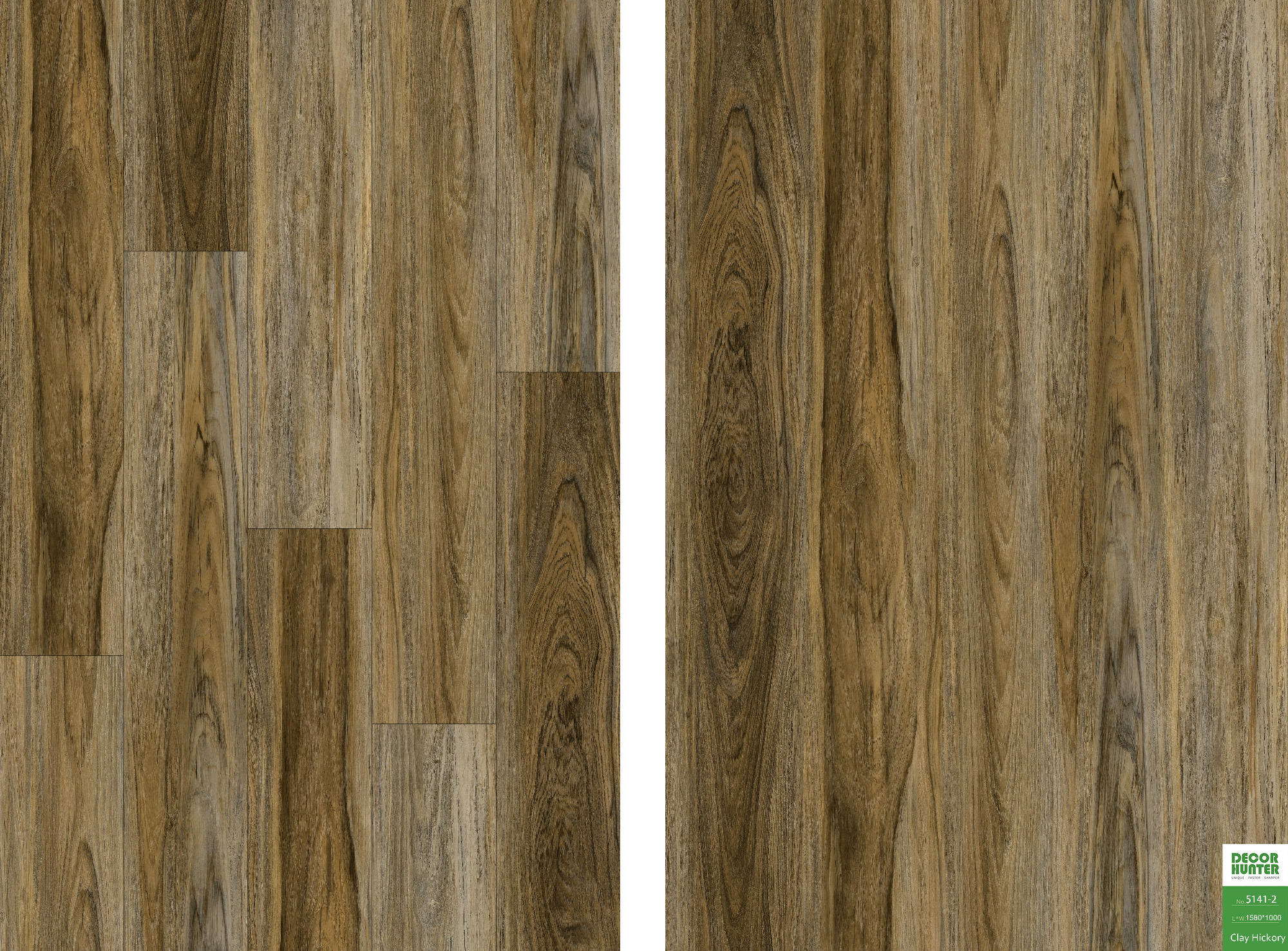 5141 Clay Hickory｜Wood Grain Vinyl Flooring Film