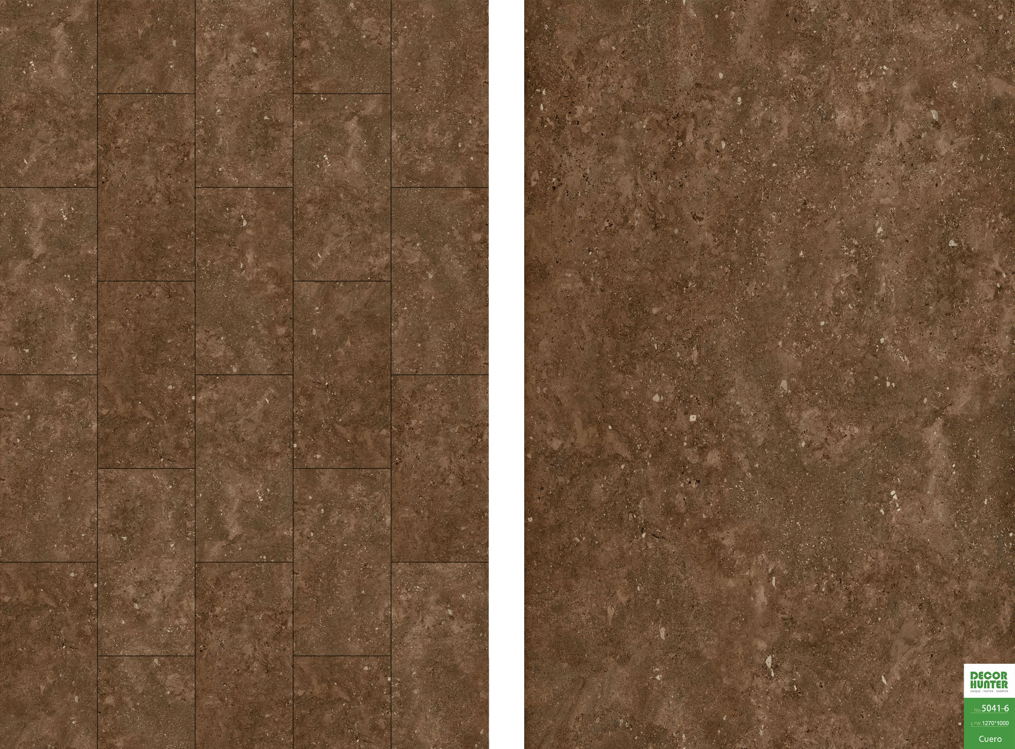 5041 Cuero｜Stone Texture Vinyl Flooring Film