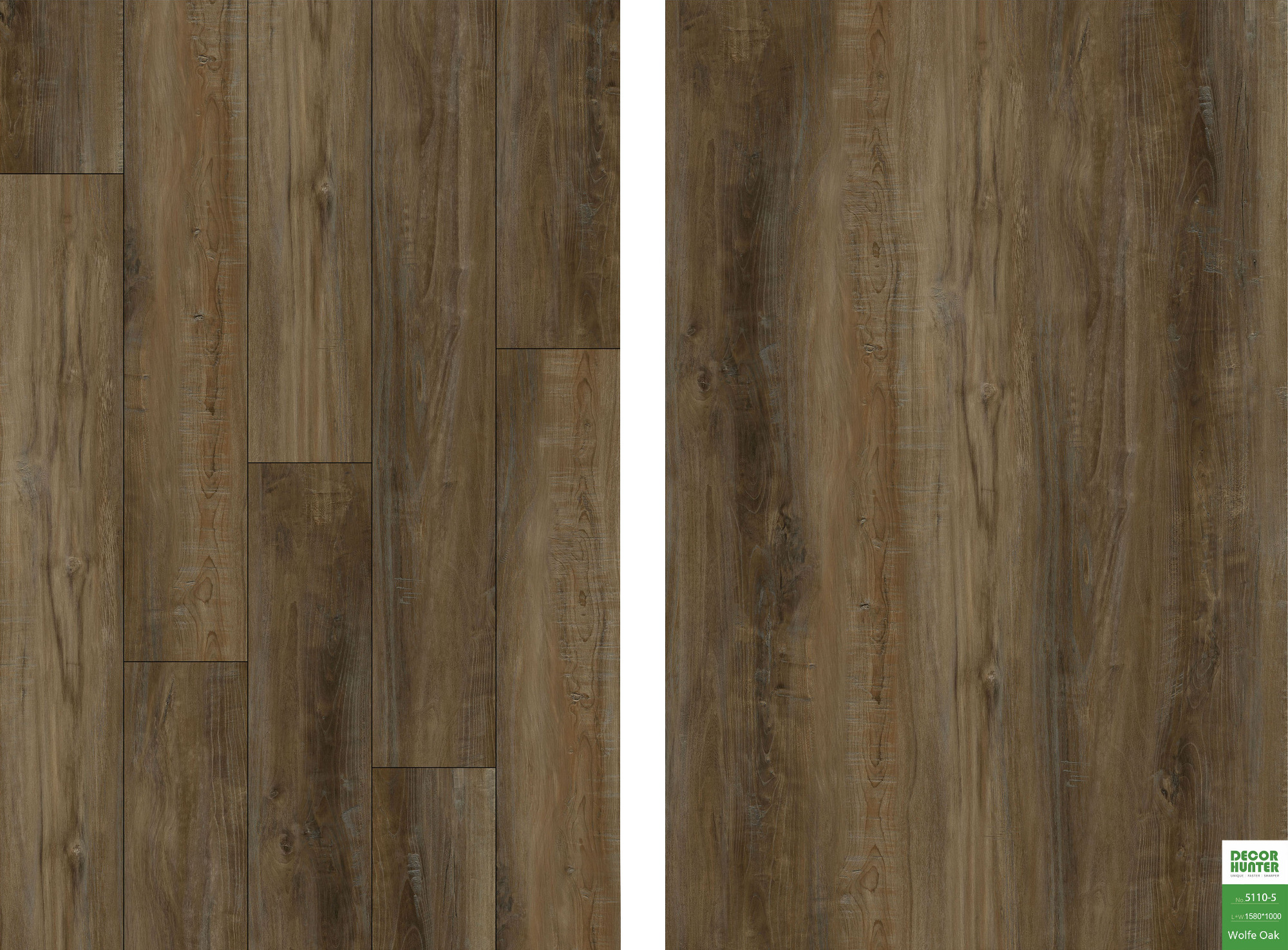 5110 Wolfe Oak｜Wood Grain Vinyl Flooring Film