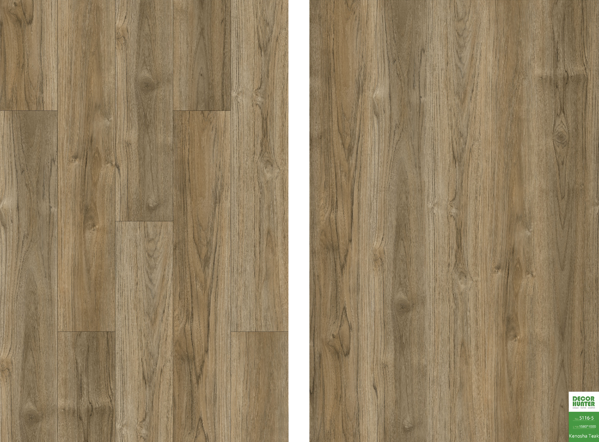 5116 Kenosha Teak｜Wood Grain Vinyl Flooring Film