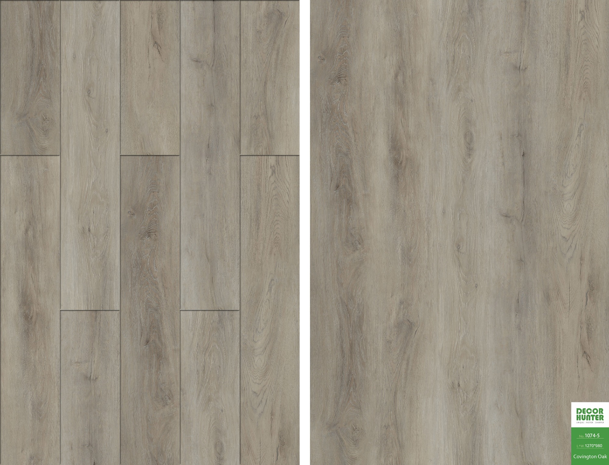 1074 Covington Oak｜Wood Grain Vinyl Flooring Film