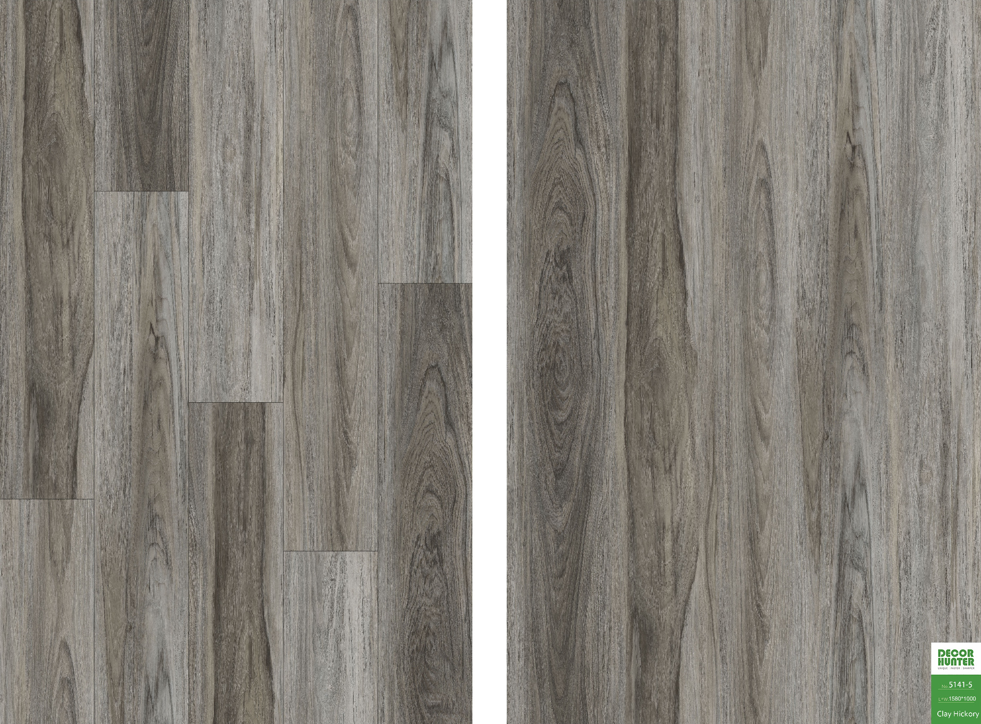 5141 Clay Hickory｜Wood Grain Vinyl Flooring Film