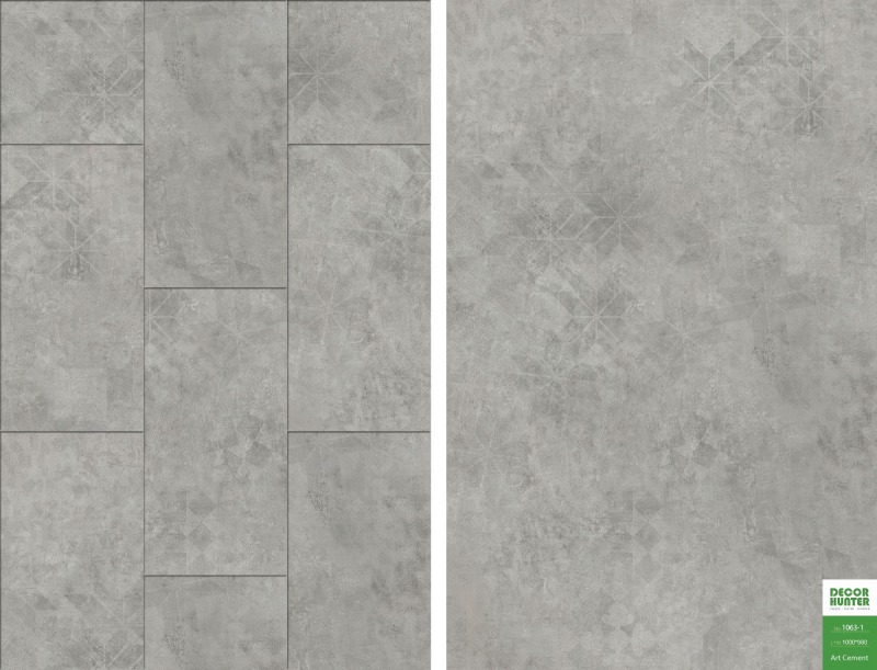 1063 Art Cement｜Cement Pattern Vinyl Flooring Film