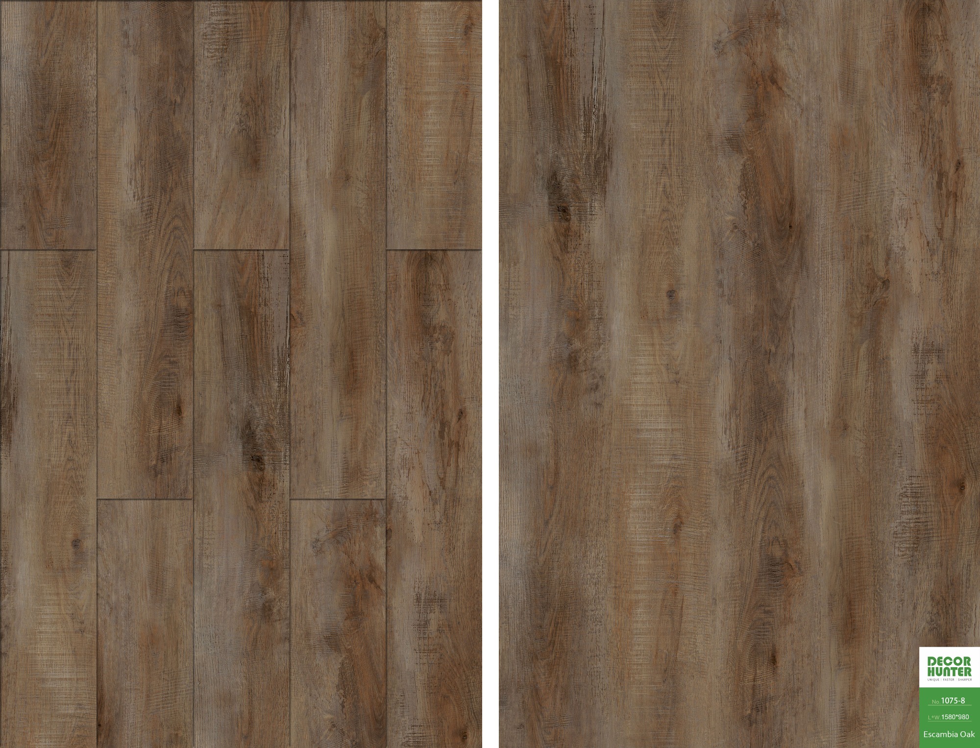 1075 Escambia Oak｜Wood Grain Vinyl Flooring Film