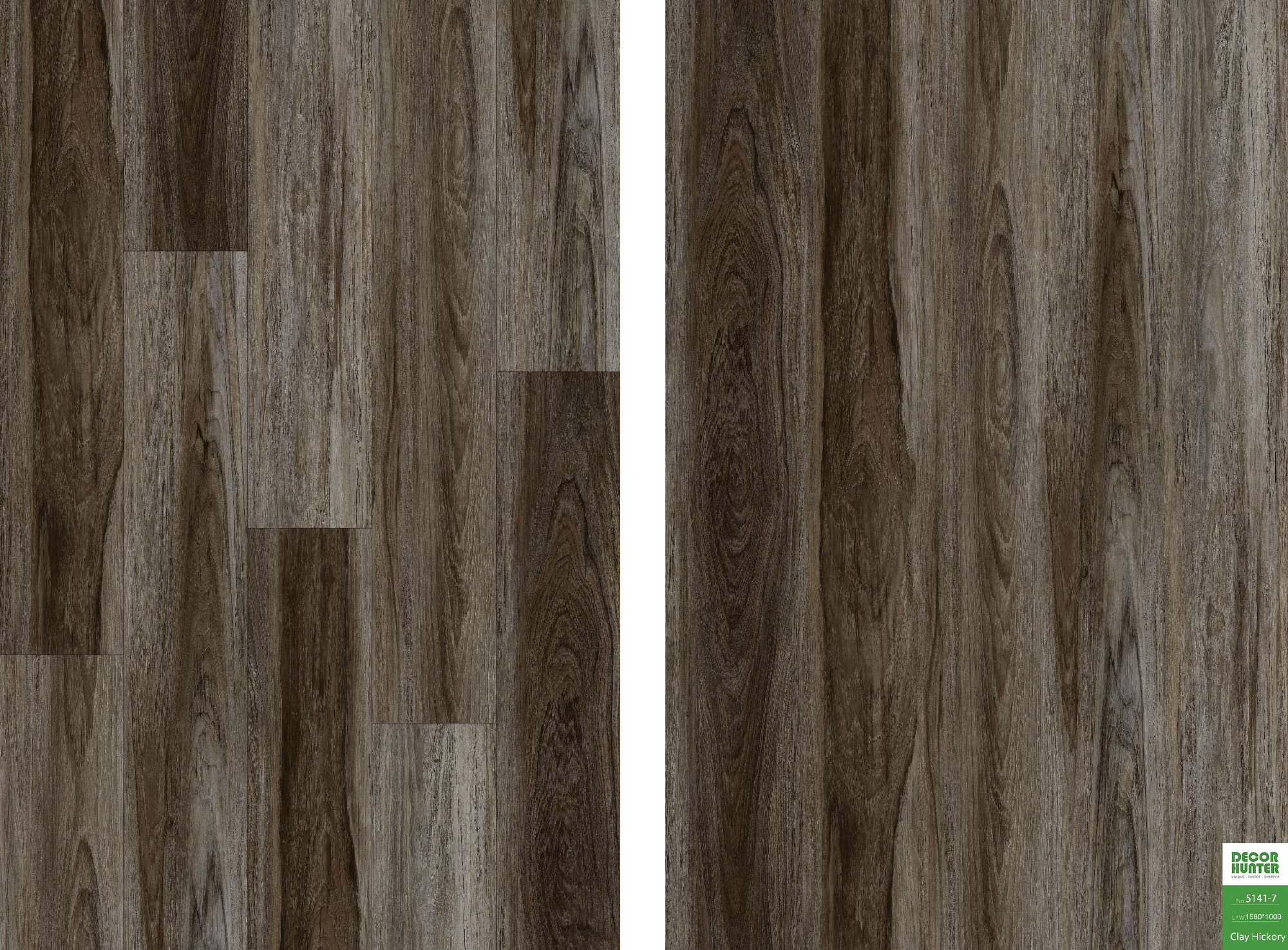 5141 Clay Hickory｜Wood Grain Vinyl Flooring Film