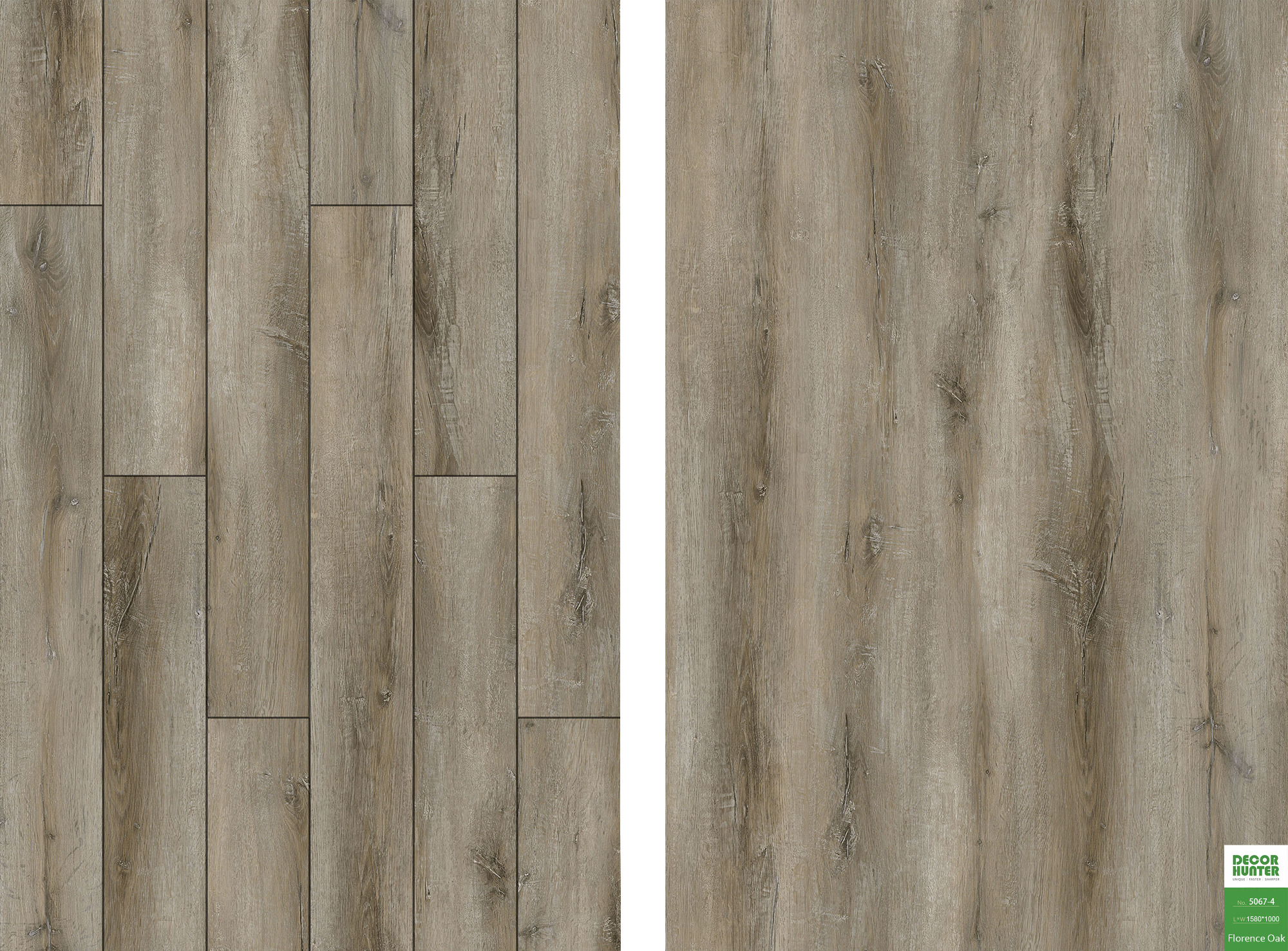 5067 Florence Oak｜Wood Grain Vinyl Flooring Film