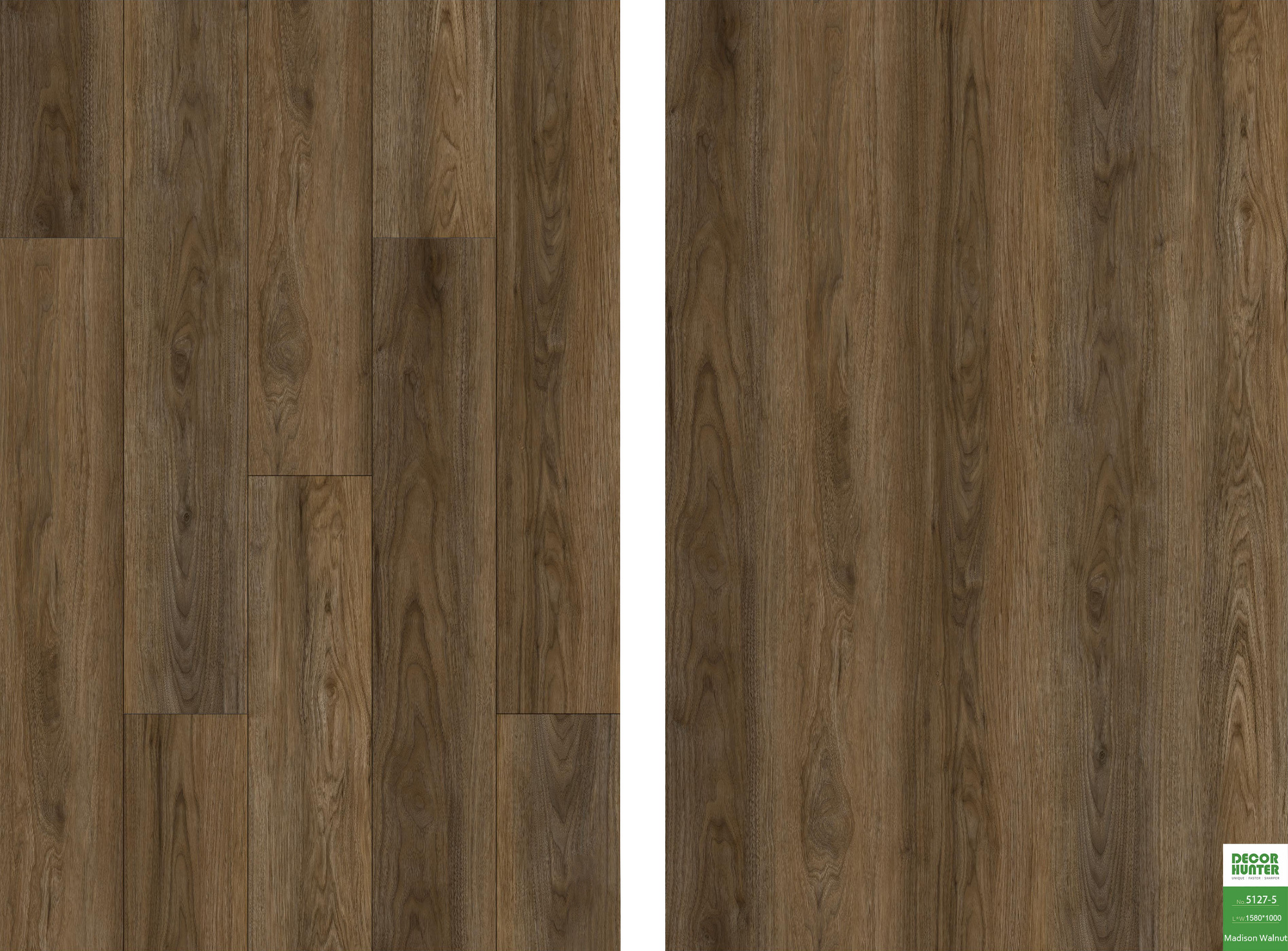 5127 Madison Walnut｜Wood Grain Vinyl Flooring Film