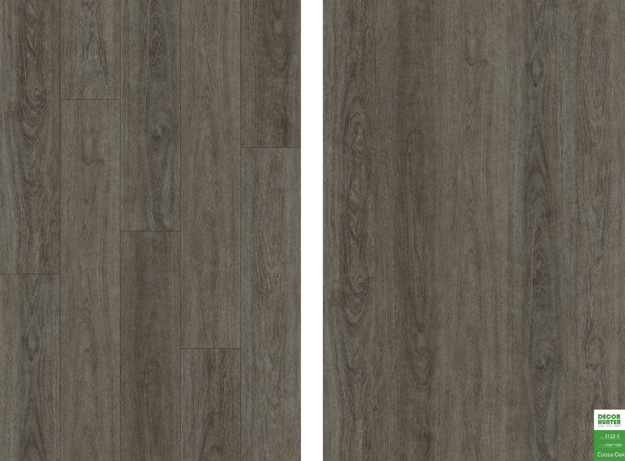 5122 Coosa Oak｜Wood Grain Vinyl Flooring Film