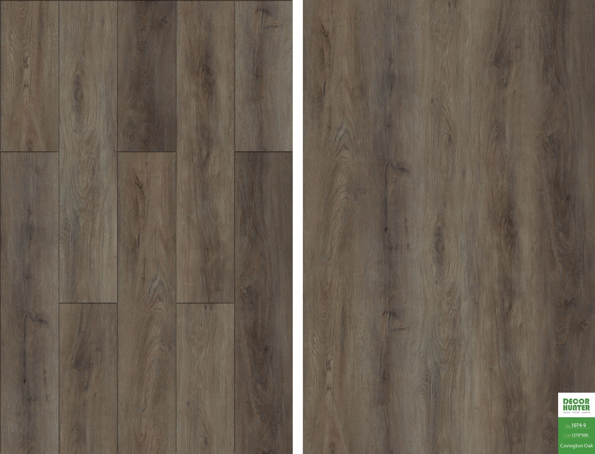 1074 Covington Oak｜Wood Grain Vinyl Flooring Film