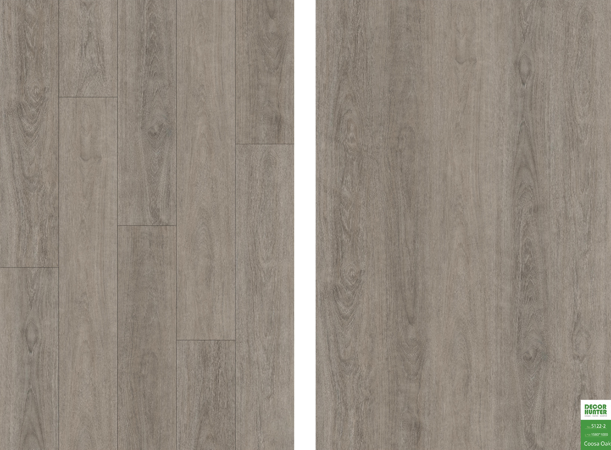 5122 Coosa Oak｜Wood Grain Vinyl Flooring Film