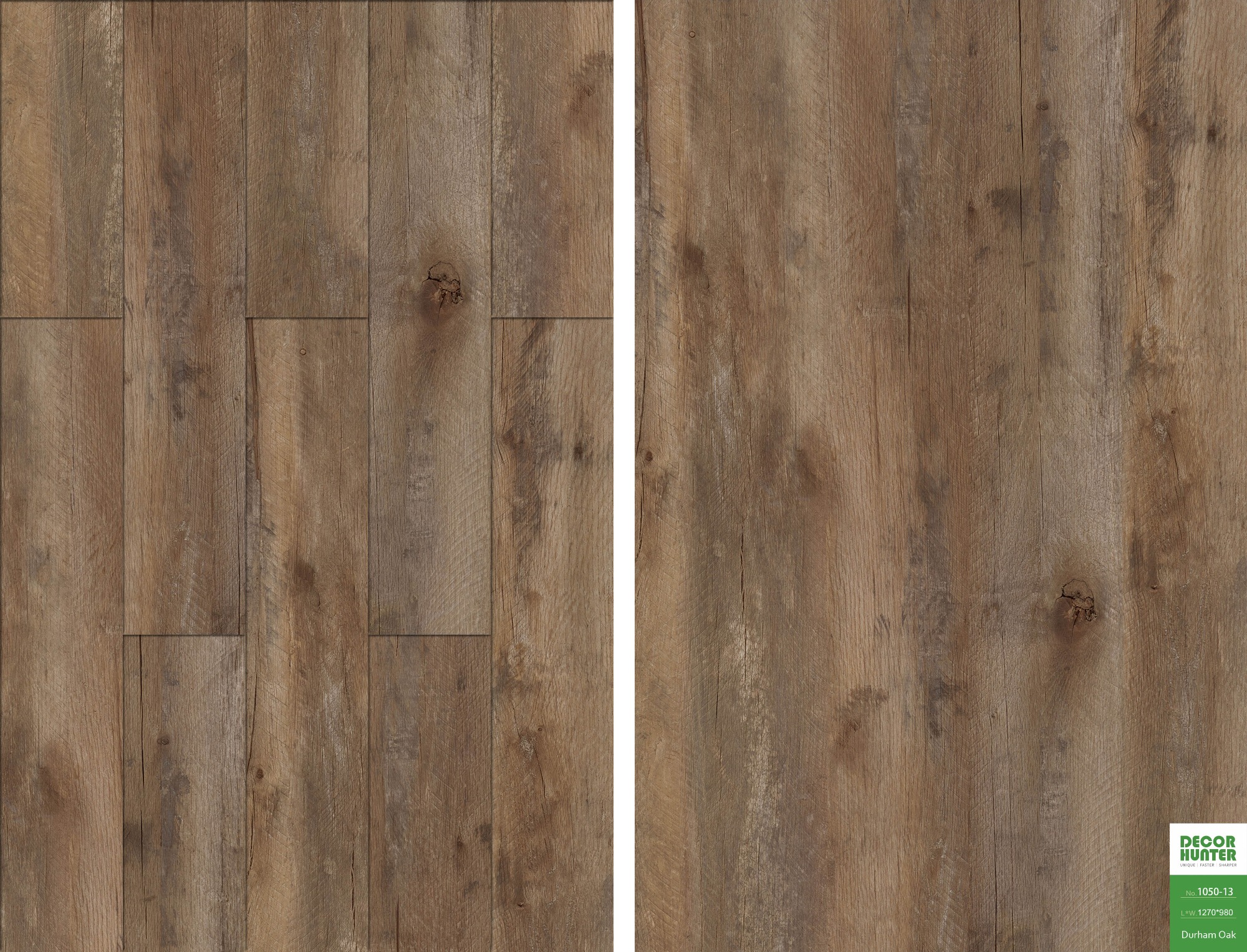 1050 Durham Oak｜Wood Grain Vinyl Flooring Film