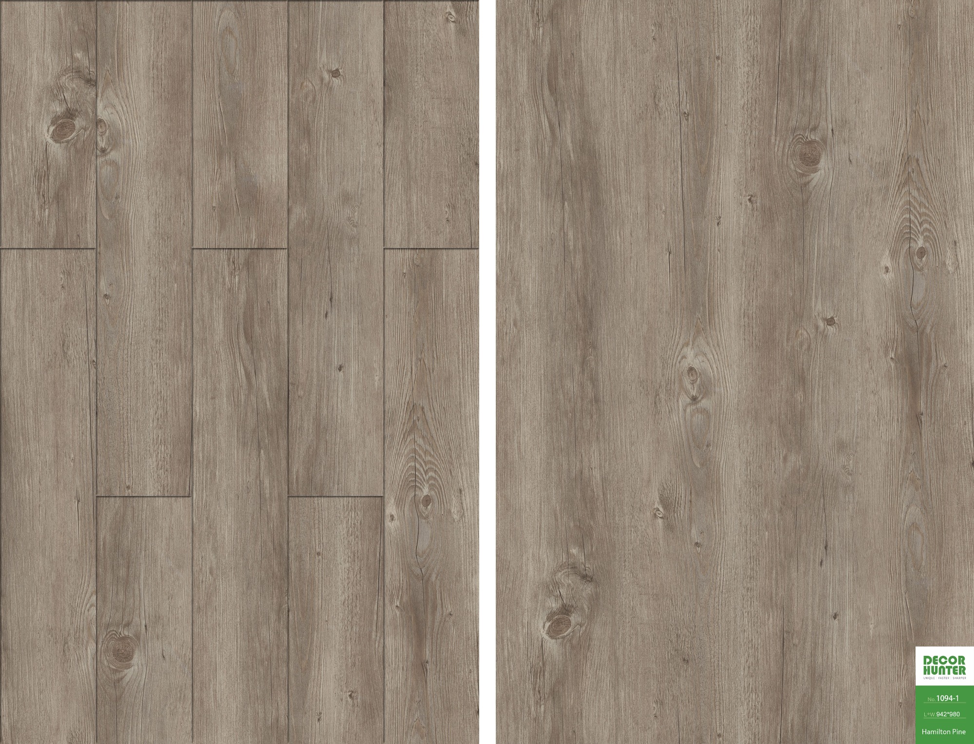 1094 Hamilton Pine｜ Wood Grain Vinyl Flooring Film