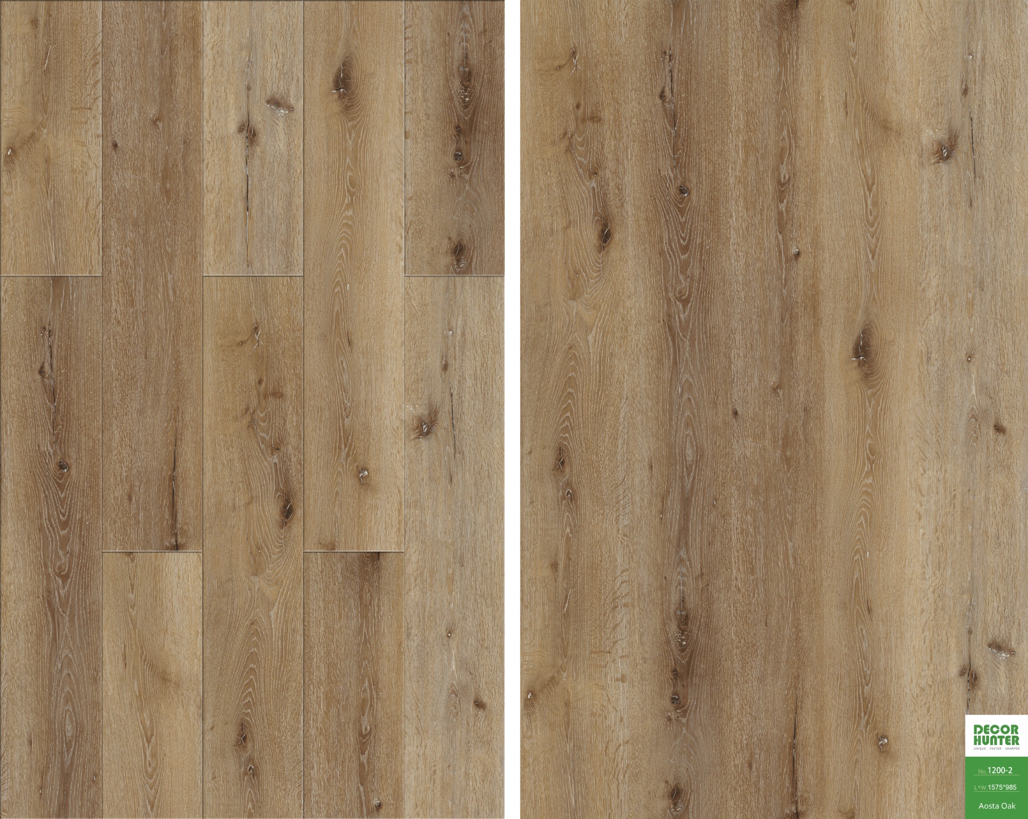 1200 Aosta Oak｜Wood Grain Vinyl Flooring Film