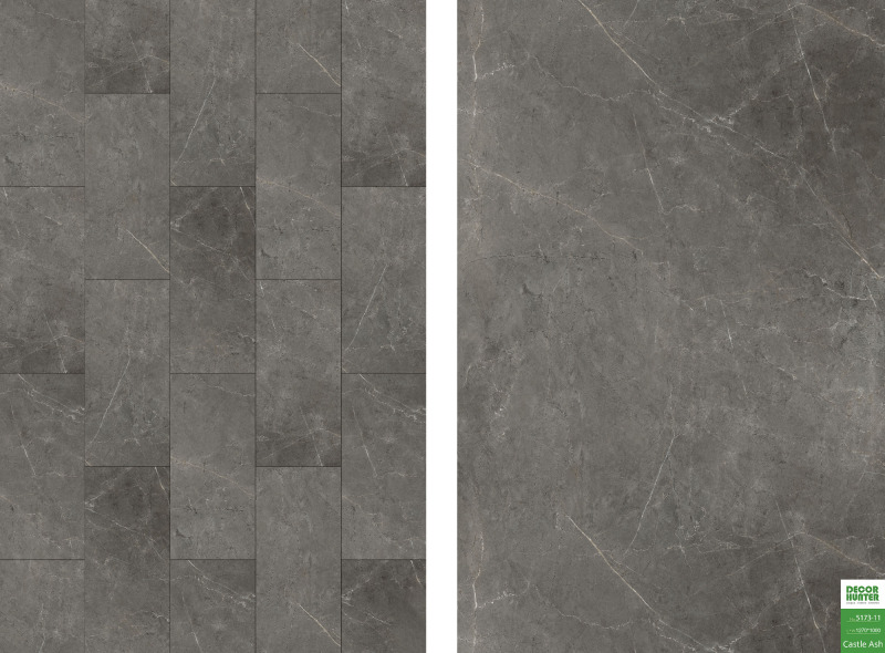 5173 Castle Ash Stone Texture Vinyl Flooring Film