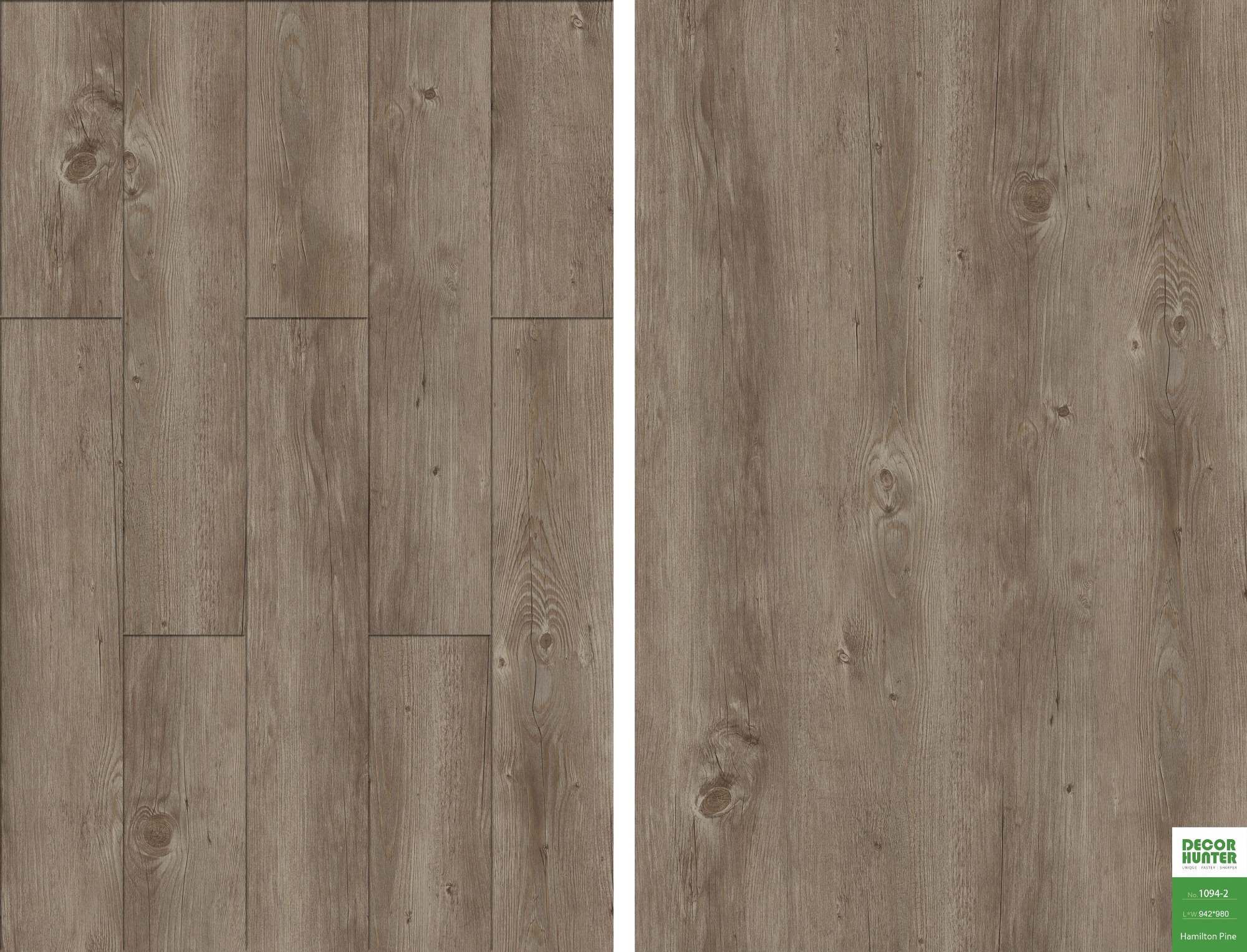 1094 Hamilton Pine｜ Wood Grain Vinyl Flooring Film