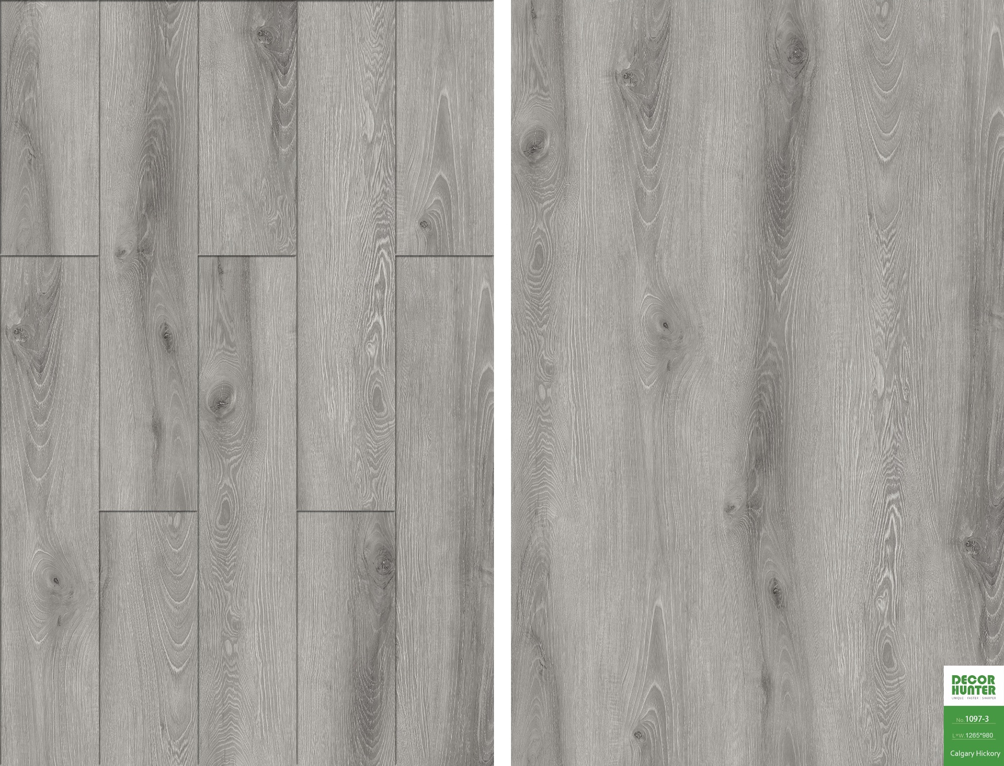 1097 Calgary Hickory｜Wood Grain Vinyl Flooring Film