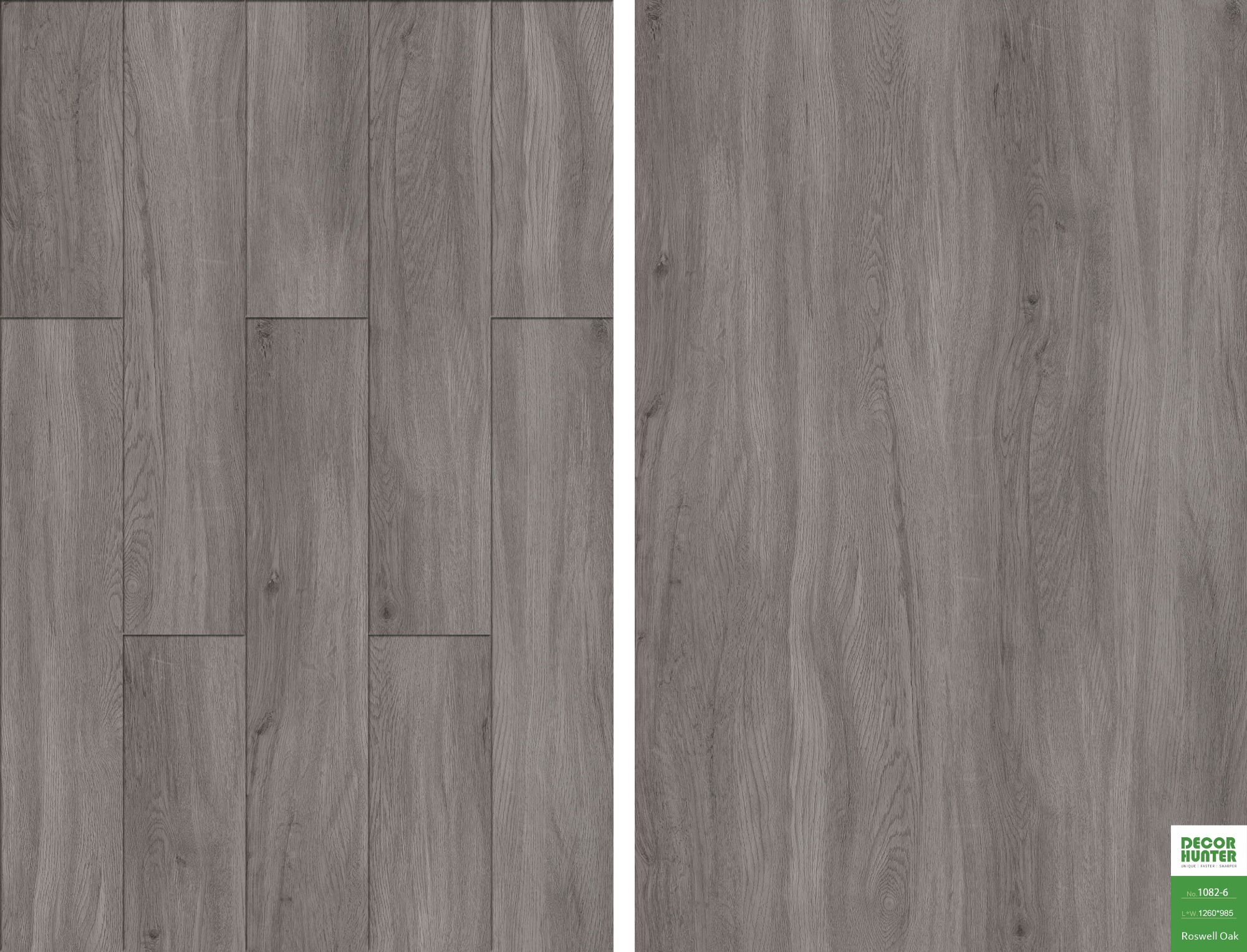 1082 Roswell Oak｜Wood Grain Vinyl Flooring Film