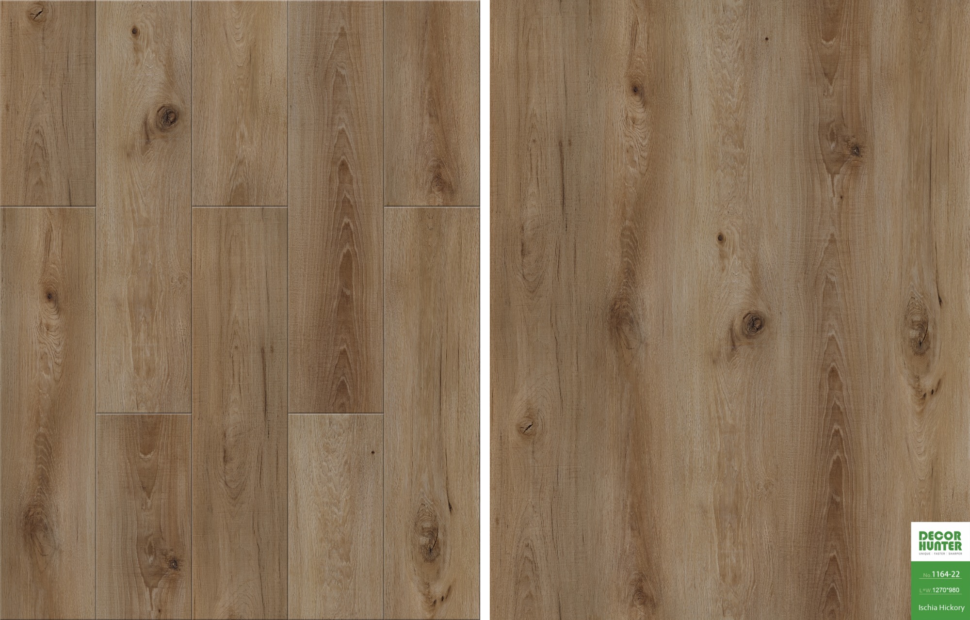 1164 Ischia Hickory｜Wood Grain Vinyl Flooring Film