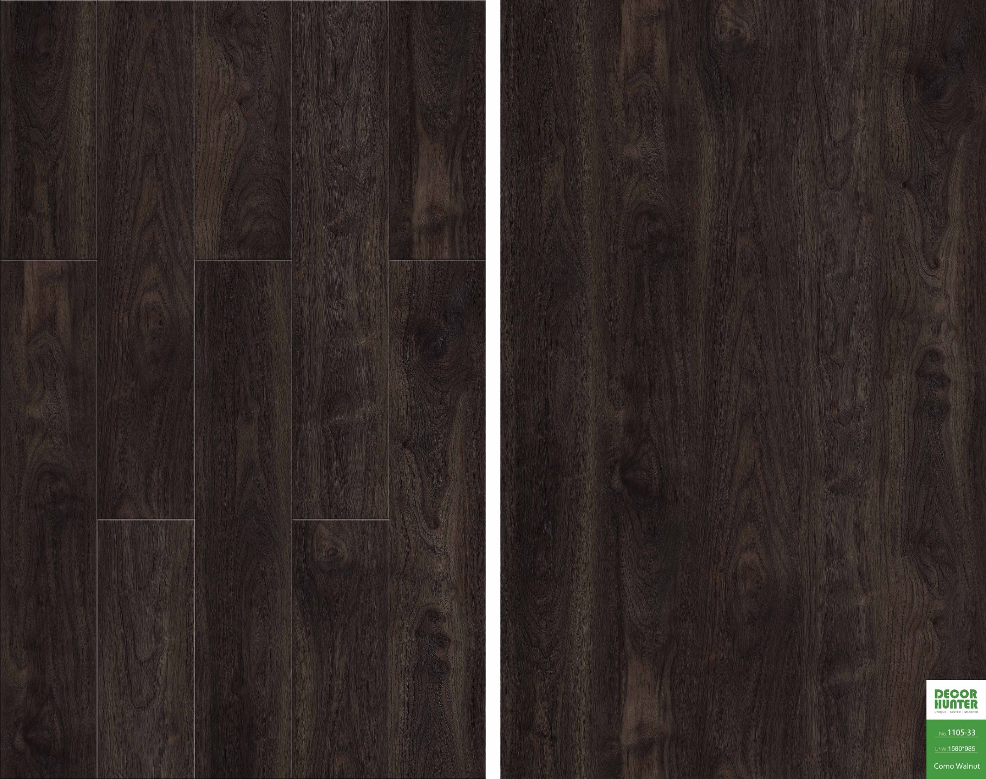 1105 Como Walnut｜Wood Grain Vinyl Flooring Film