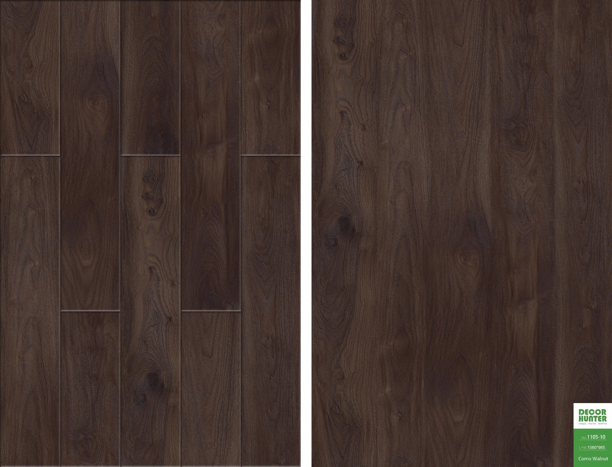 1105 Como Walnut｜Wood Grain Vinyl Flooring Film