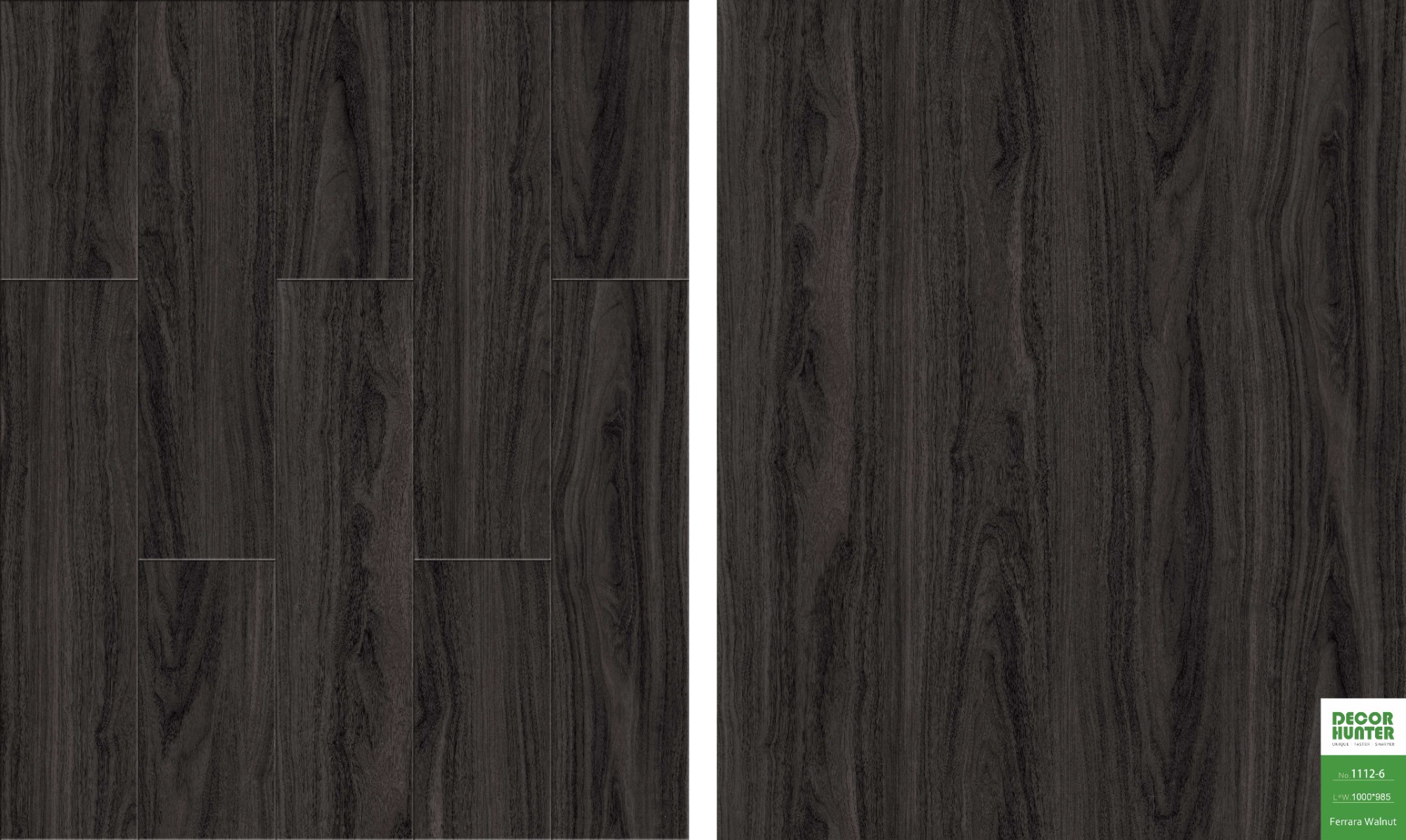 1112 Ferrara Walnut｜Wood Grain Vinyl Flooring Film