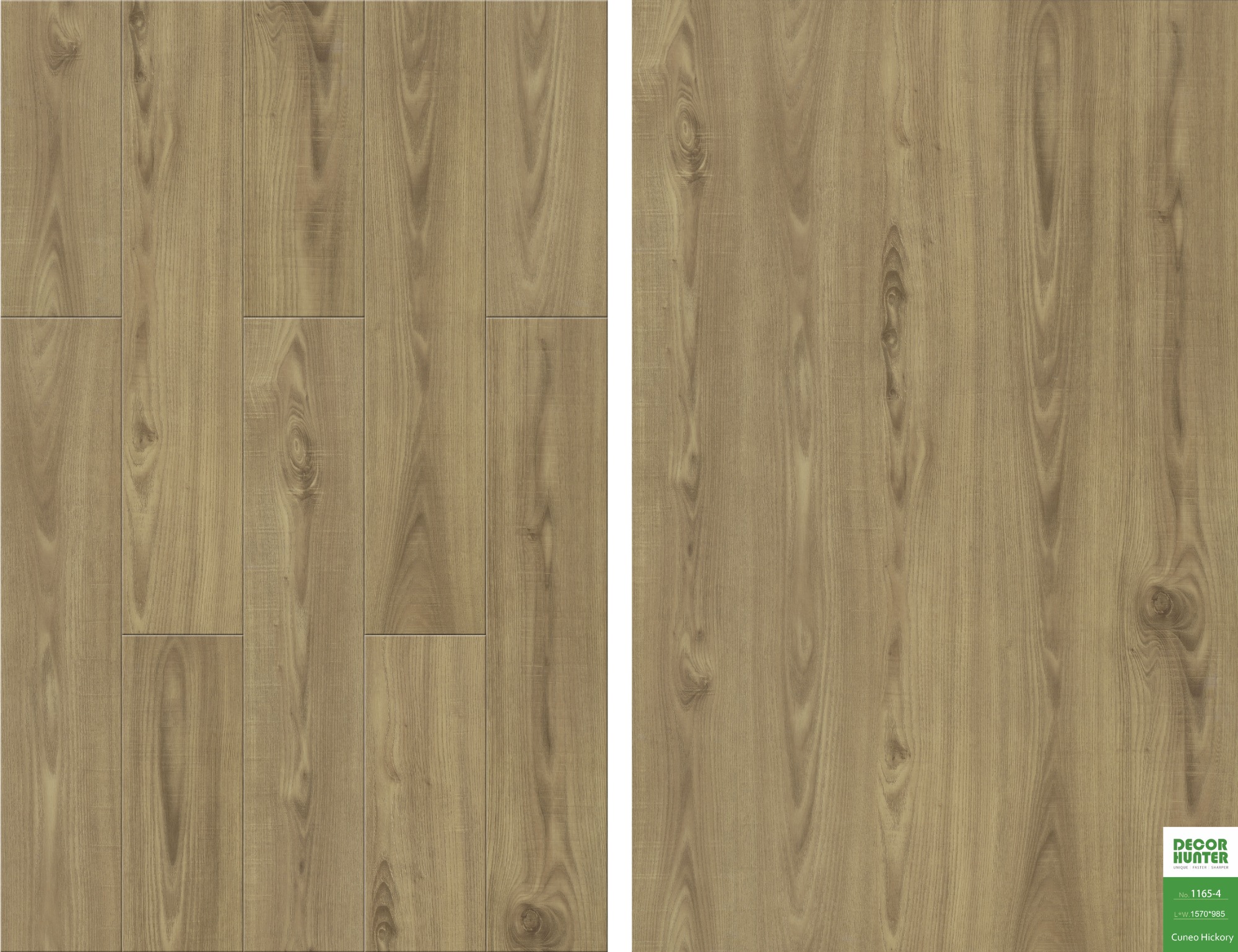 1165 Cuneo Hickory｜Wood Grain Vinyl Flooring Film