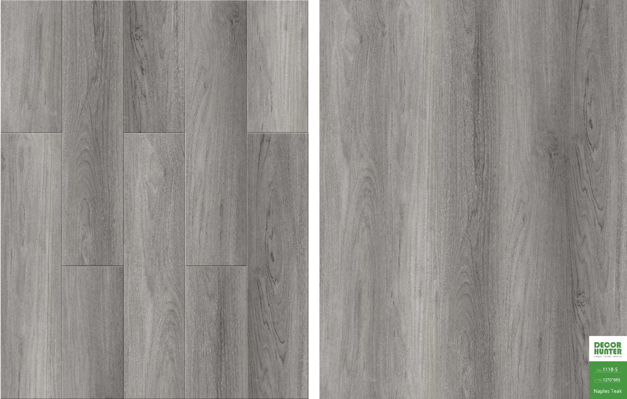 1118 Naples Teak｜Wood Grain Vinyl Flooring Film