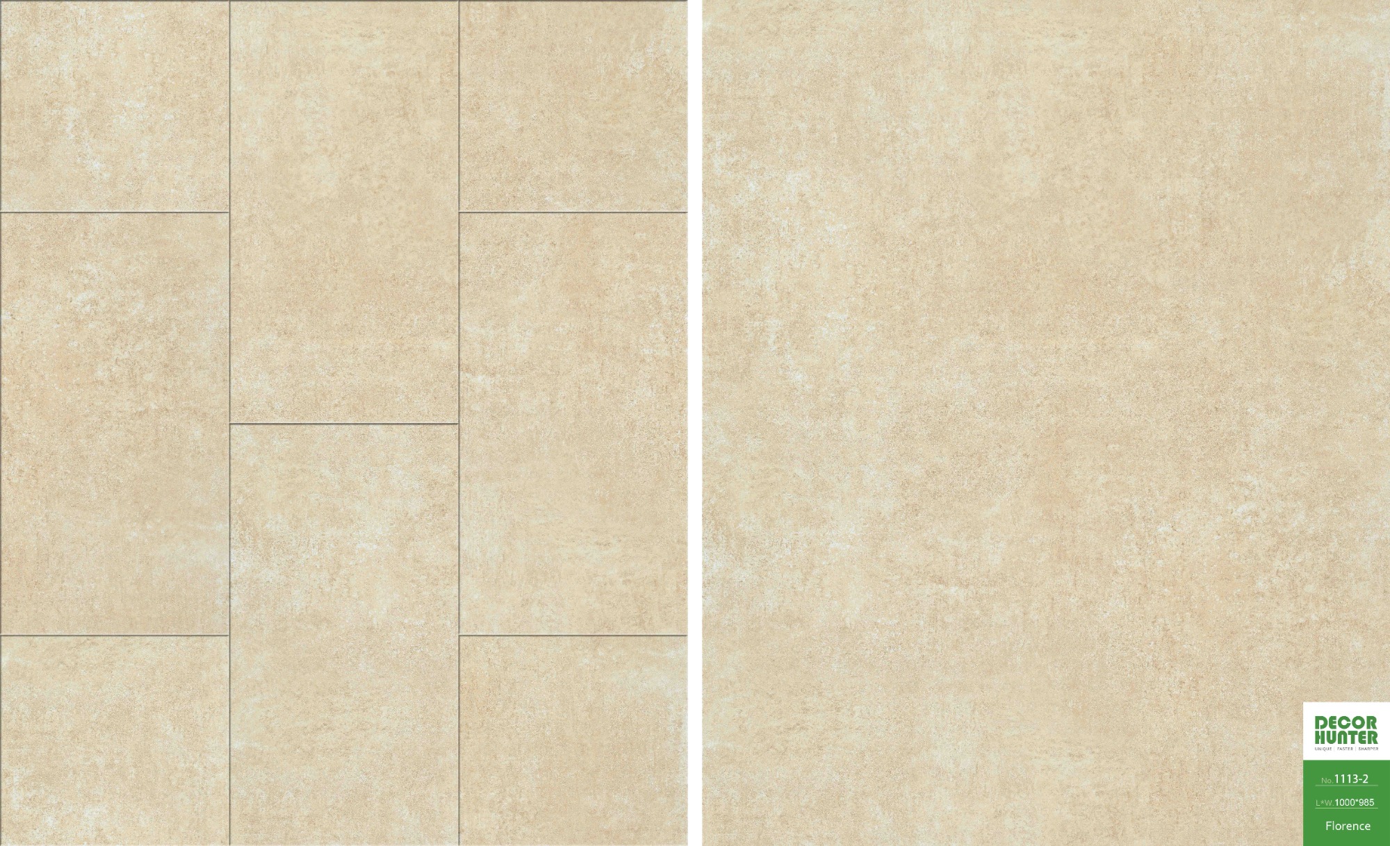 1113 Florence｜Stone Texture Vinyl Flooring Film