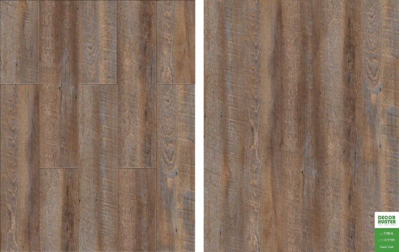 1106 Slash Oak｜Wood Grain Vinyl Flooring Film