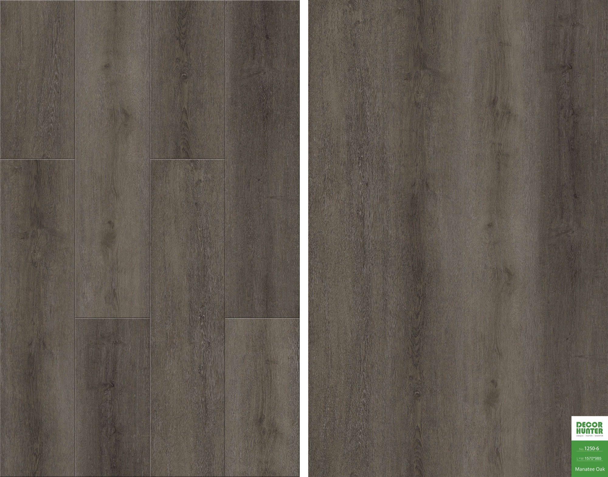 1250 Manatee Oak｜Wood Grain Vinyl Flooring Film