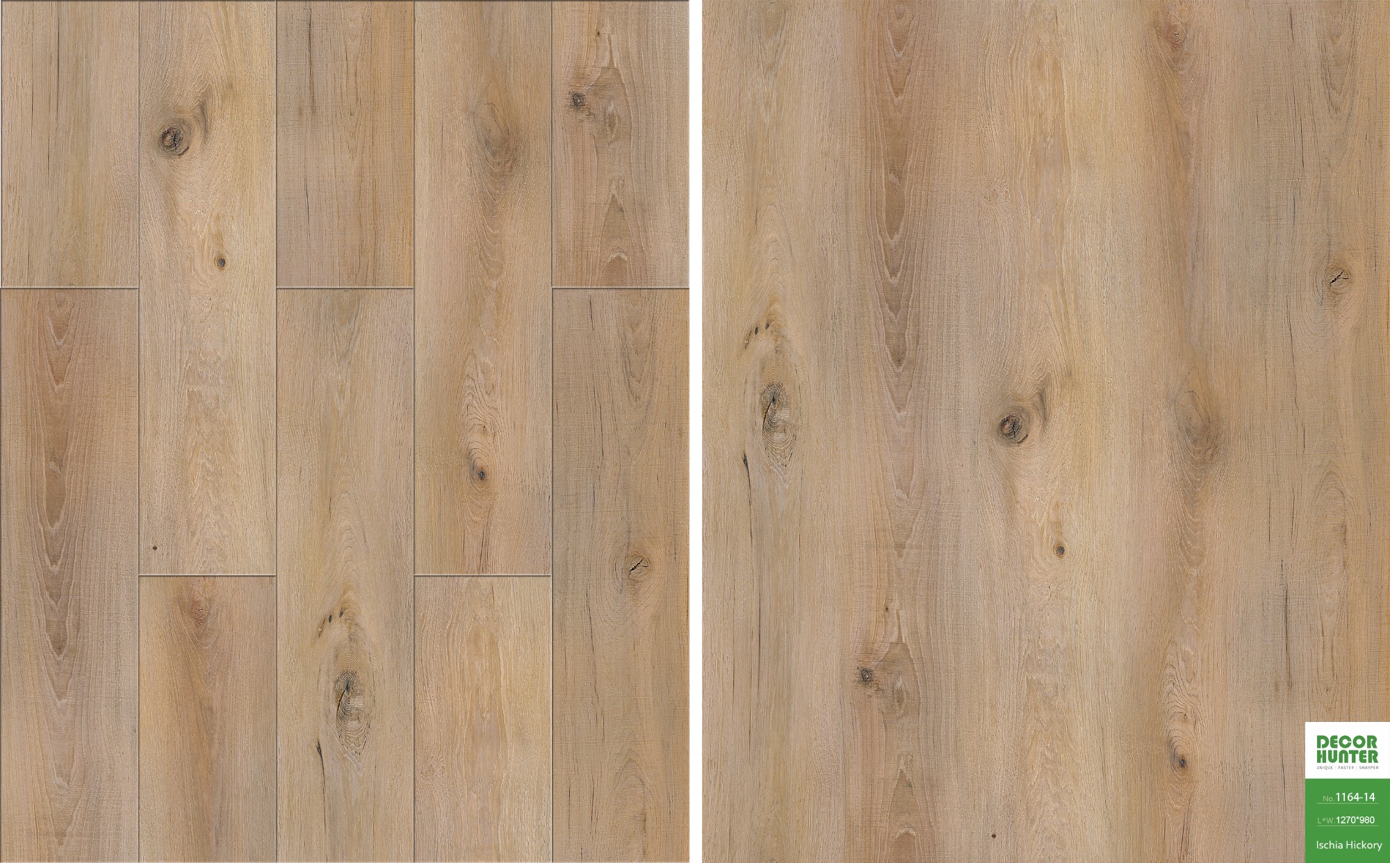 1164 Ischia Hickory｜Wood Grain Vinyl Flooring Film