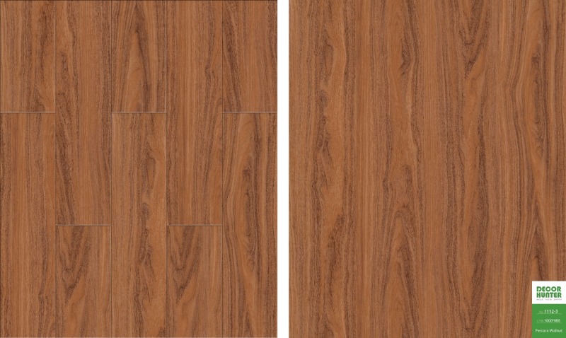 1112 Ferrara Walnut｜Wood Grain Vinyl Flooring Film